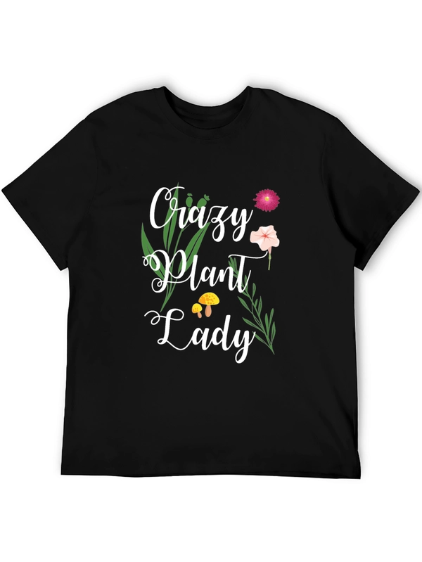 Crazy Plant Lady Graphic T-Shirt