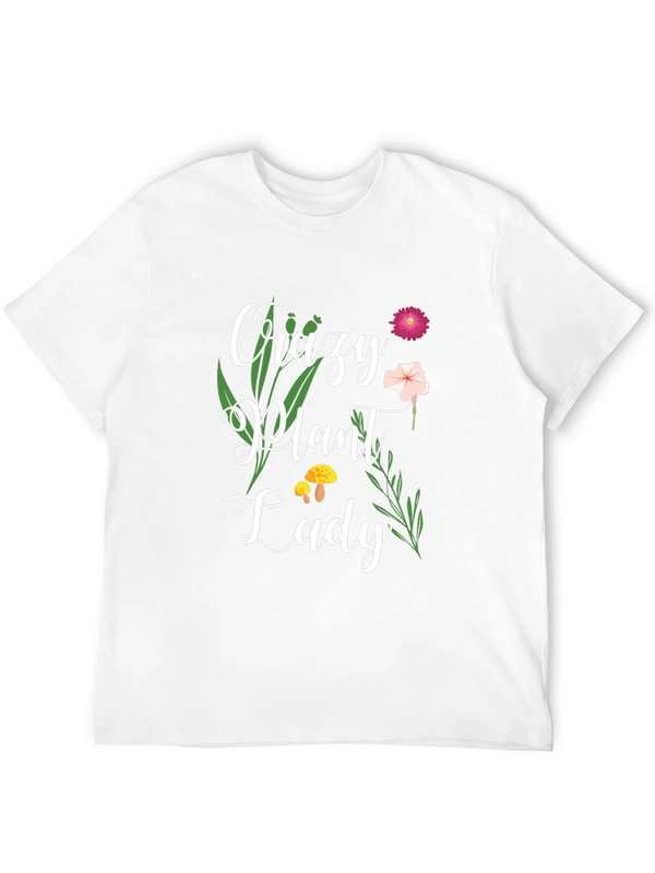 Crazy Plant Lady Graphic T-Shirt