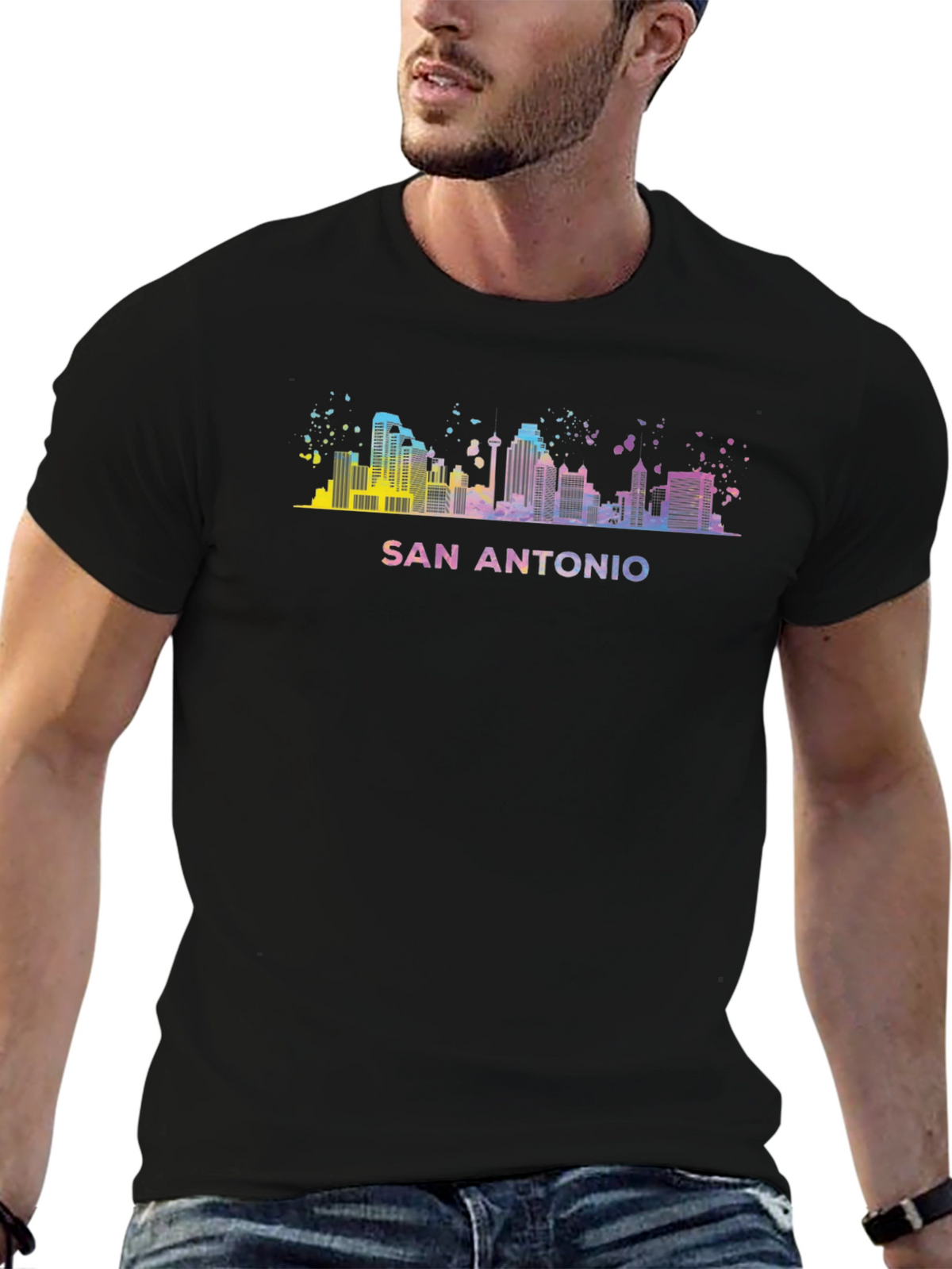 San Antonio Skyline Graphic Tee