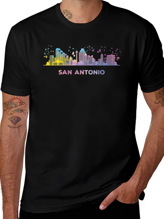 San Antonio Skyline Graphic Tee