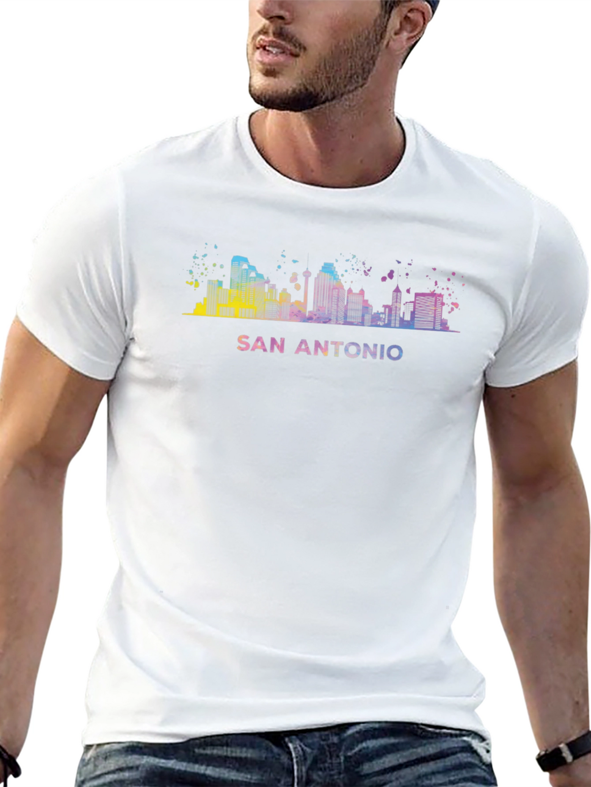 San Antonio Skyline Graphic Tee
