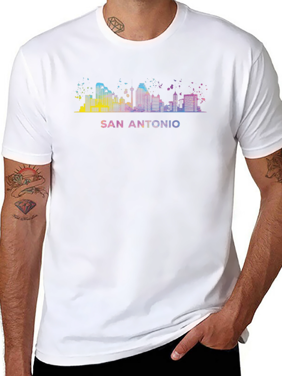 San Antonio Skyline Graphic Tee