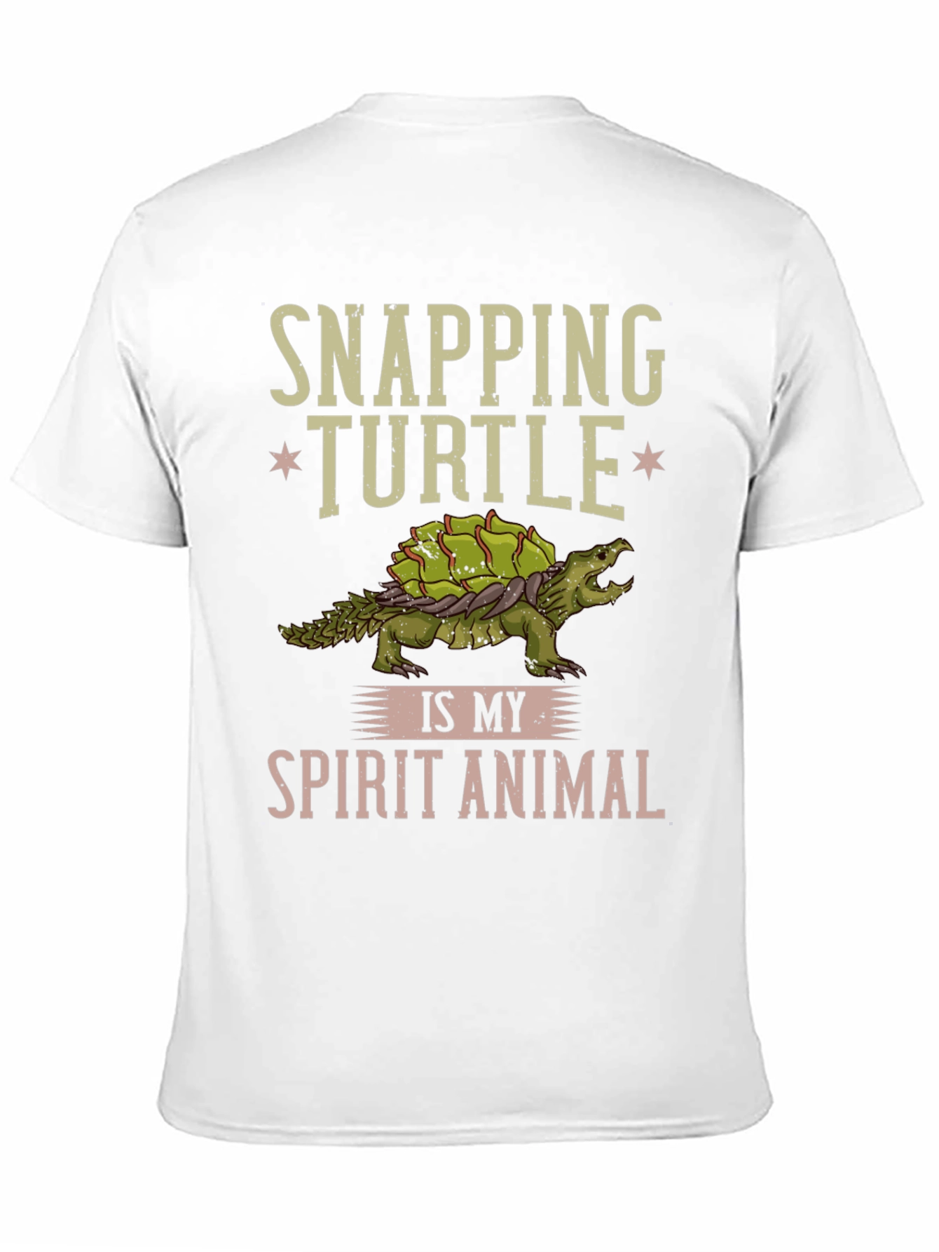 Snapping Turtle Spirit Animal Graphic T-Shirt