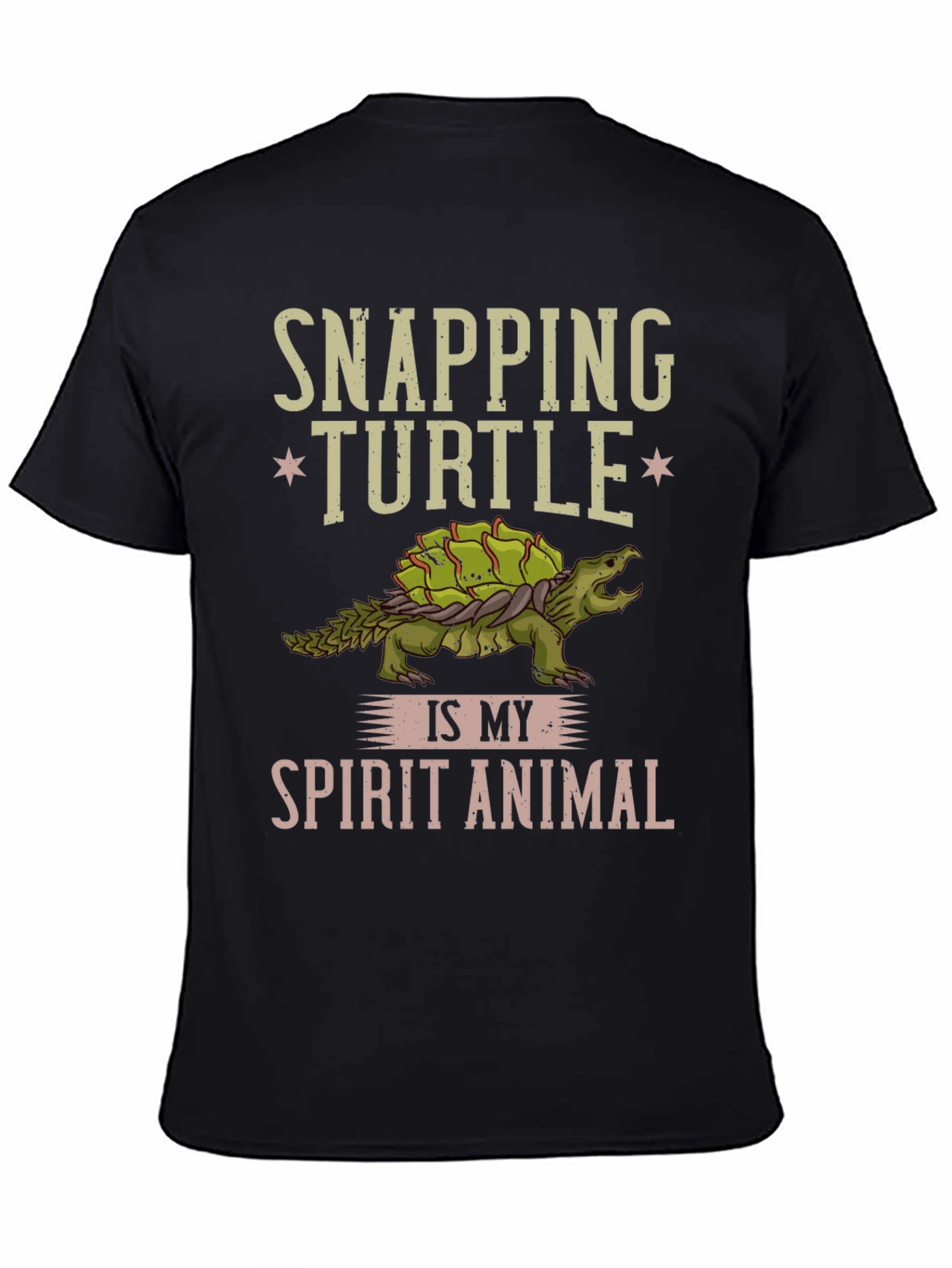 Snapping Turtle Spirit Animal Graphic T-Shirt