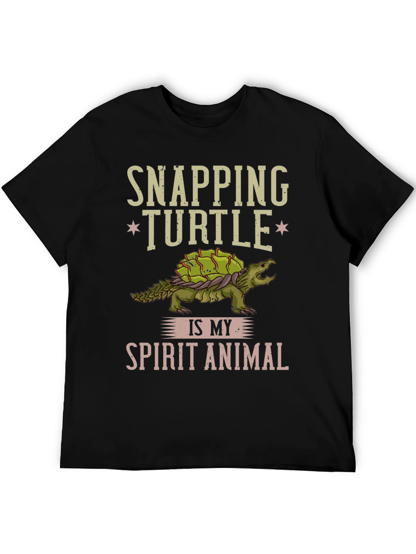 Snapping Turtle Spirit Animal Graphic T-Shirt