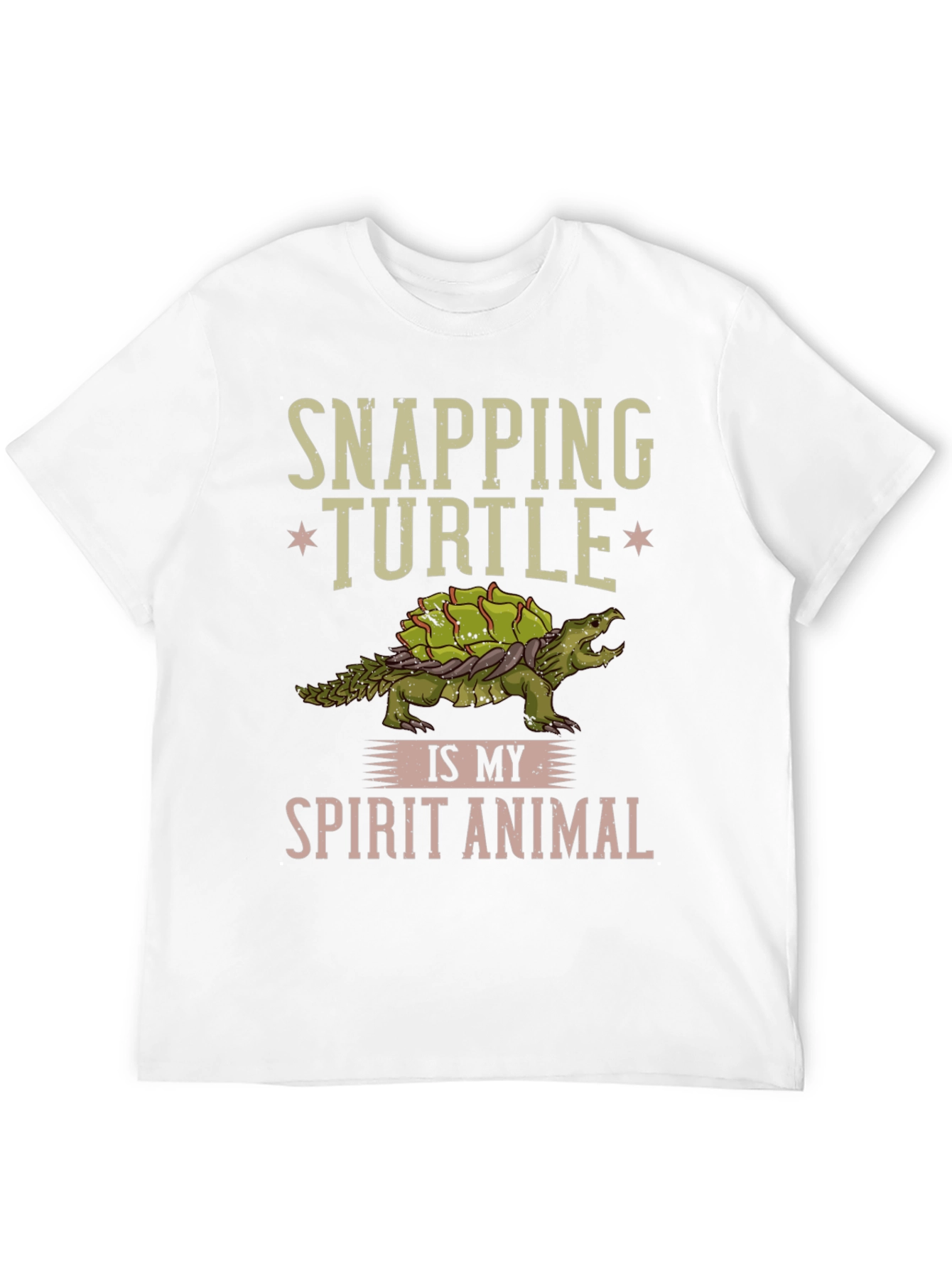 Snapping Turtle Spirit Animal Graphic T-Shirt