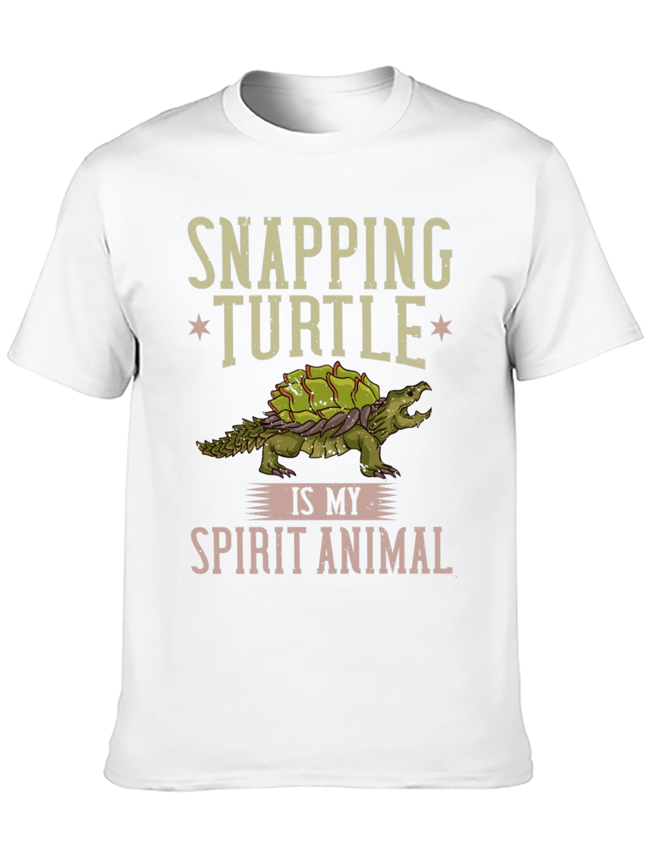 Snapping Turtle Spirit Animal Graphic T-Shirt