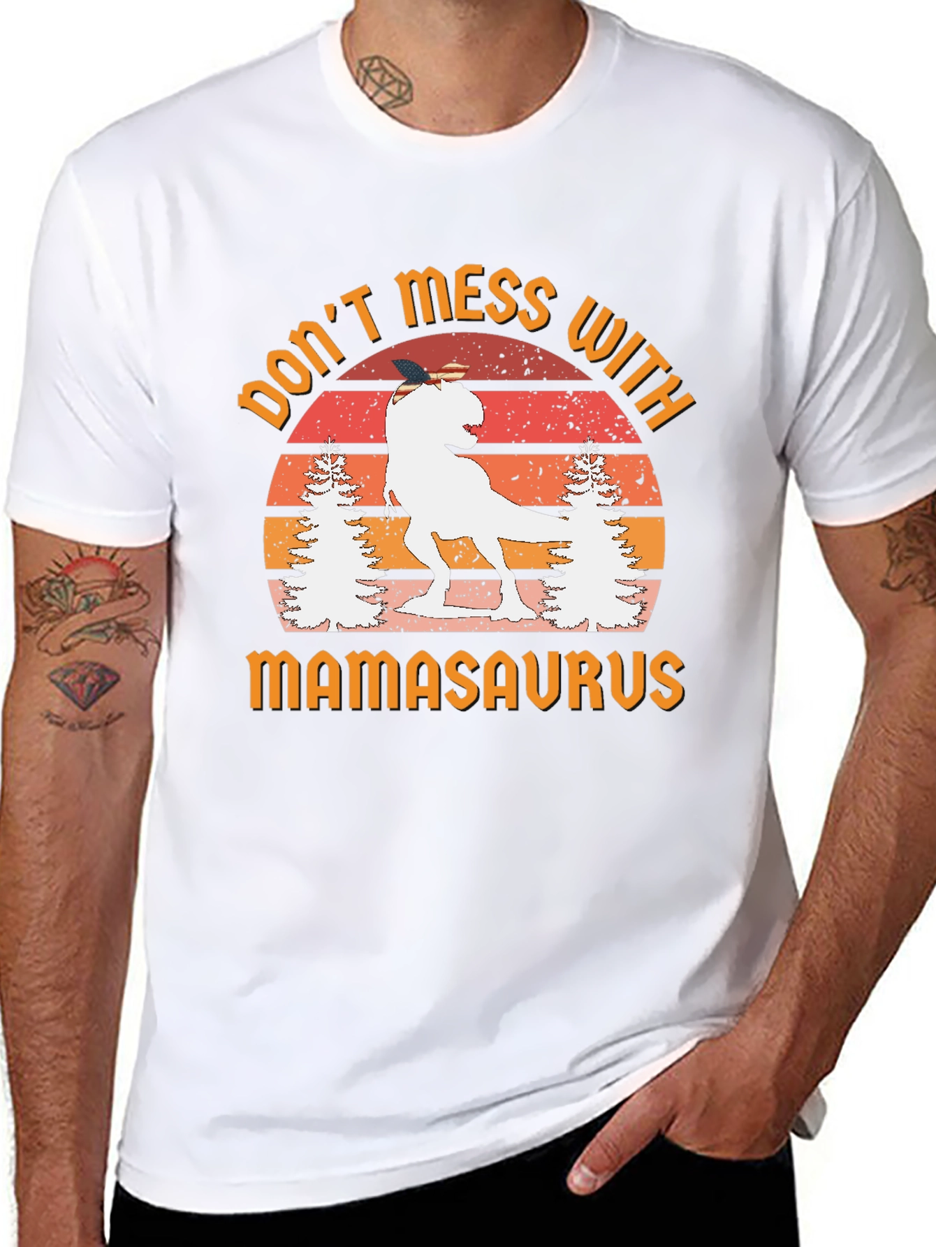 Dont Mess With Mamasaurus Graphic Tee