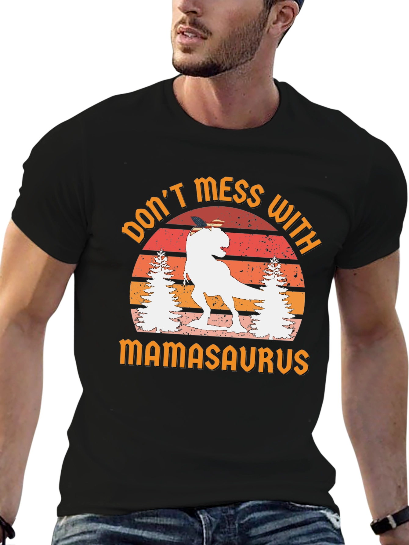 Dont Mess With Mamasaurus Graphic Tee