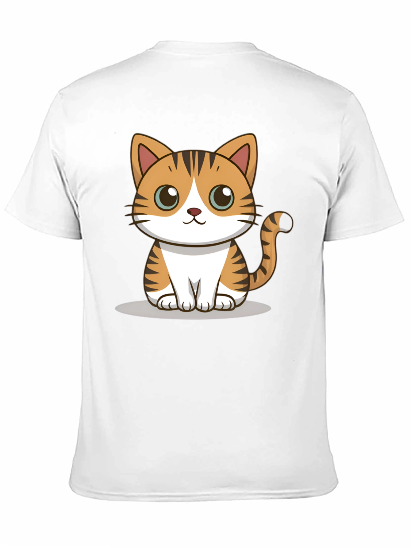 Cute Cartoon Cat Graphic Tee