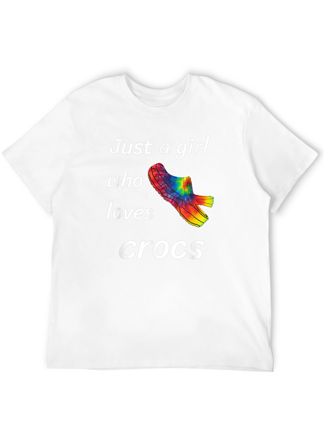 Just a Girl Who Loves Crocs T-Shirt