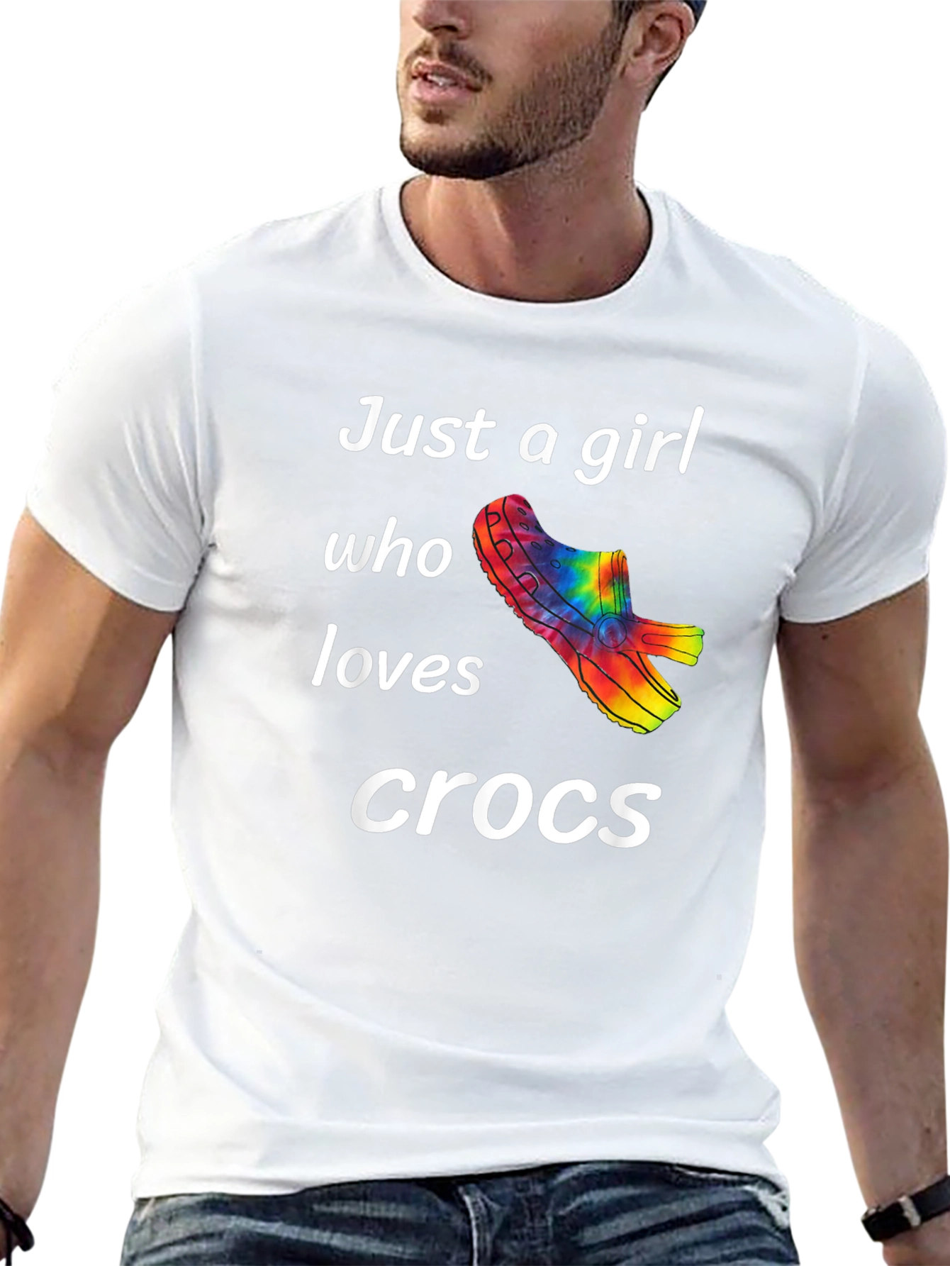 Just a Girl Who Loves Crocs T-Shirt