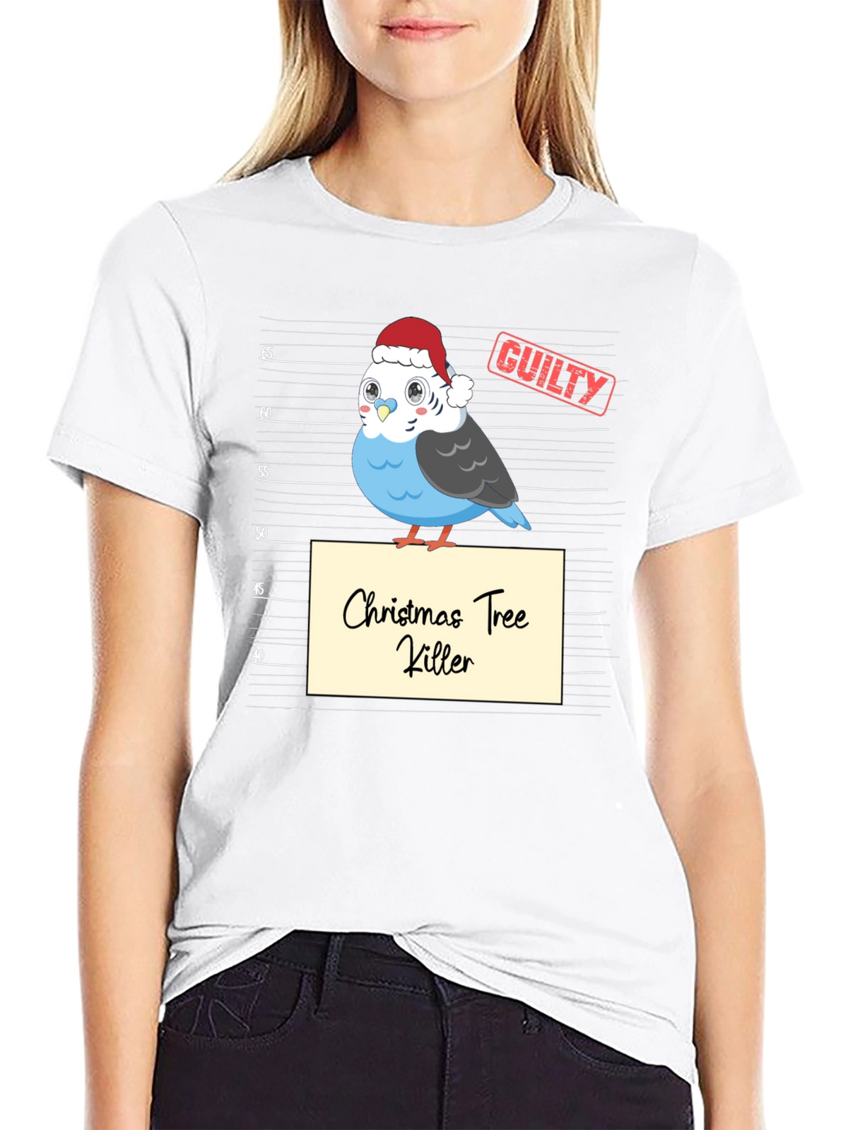 Christmas Tree Killer Bird T-Shirt