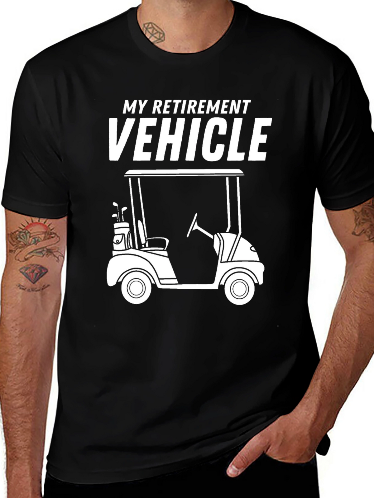 My Retirement Vehicle Golf Cart T-Shirt