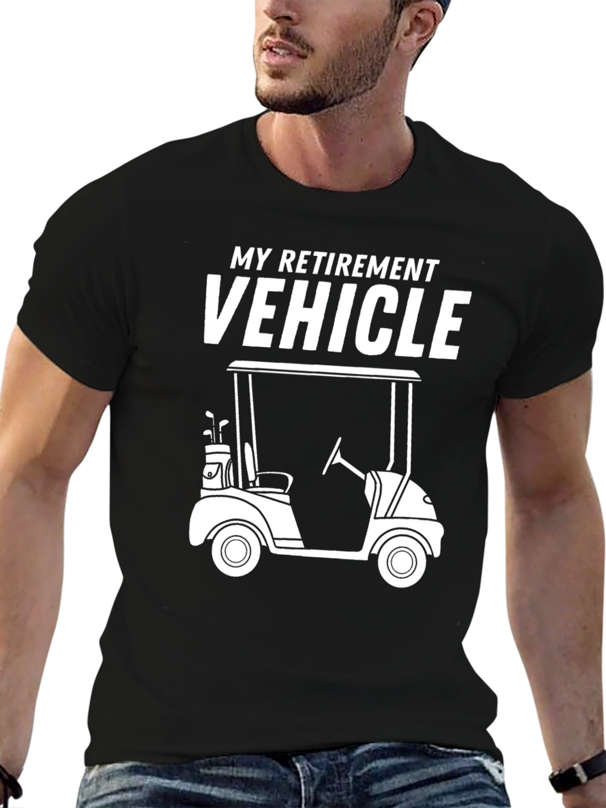 My Retirement Vehicle Golf Cart T-Shirt