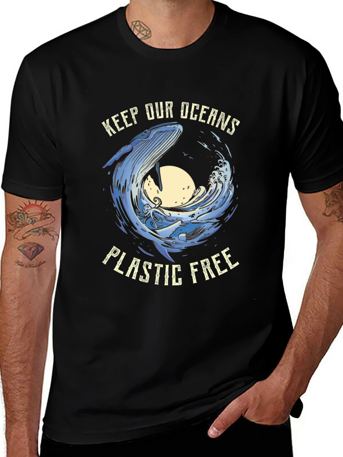Keep Our Oceans Plastic Free T-Shirt