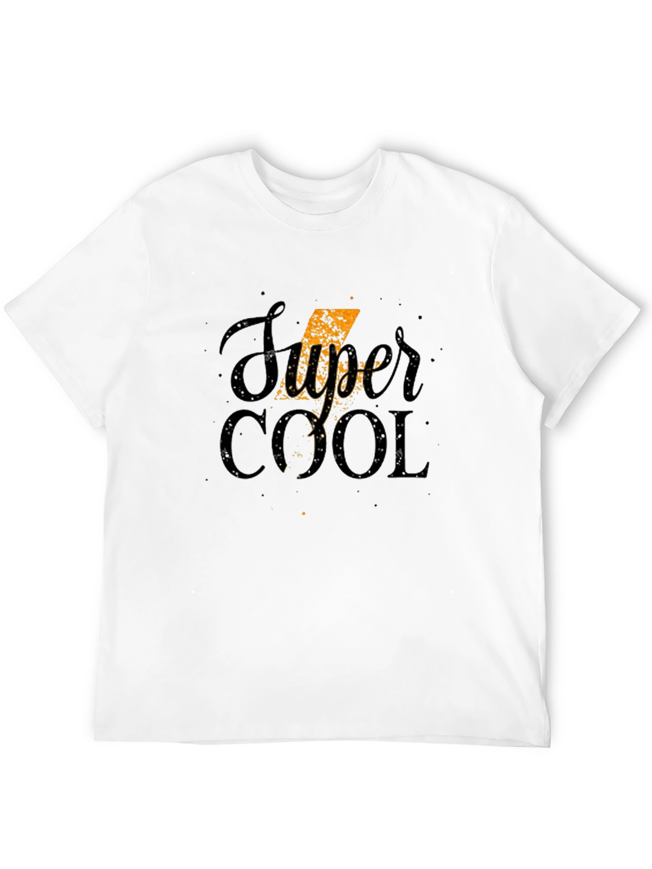 Super Cool Graphic Tee - Stylish Black T-Shirt