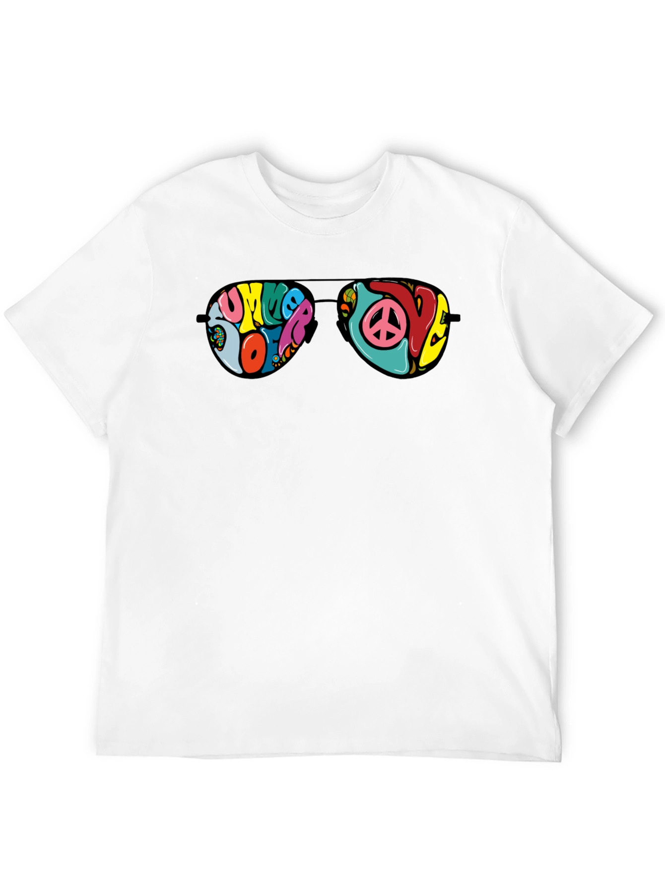 Retro Summer of Love Sunglasses Graphic Tee