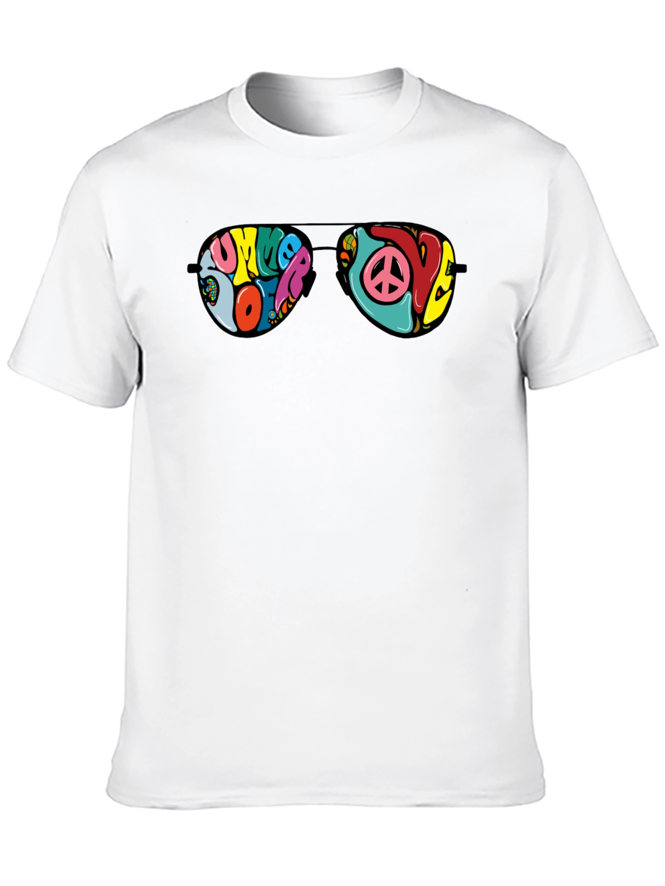 Retro Summer of Love Sunglasses Graphic Tee