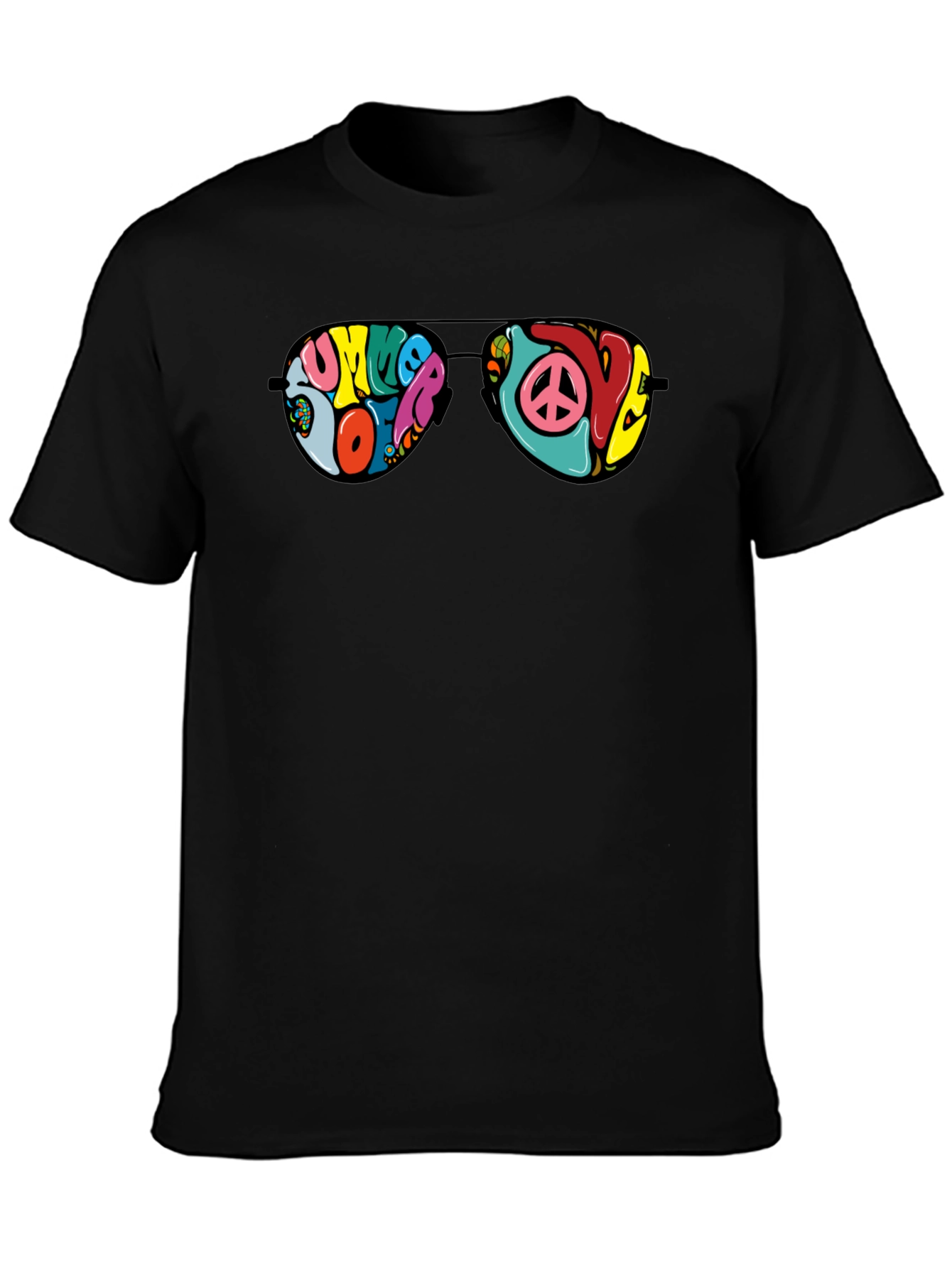 Retro Summer of Love Sunglasses Graphic Tee