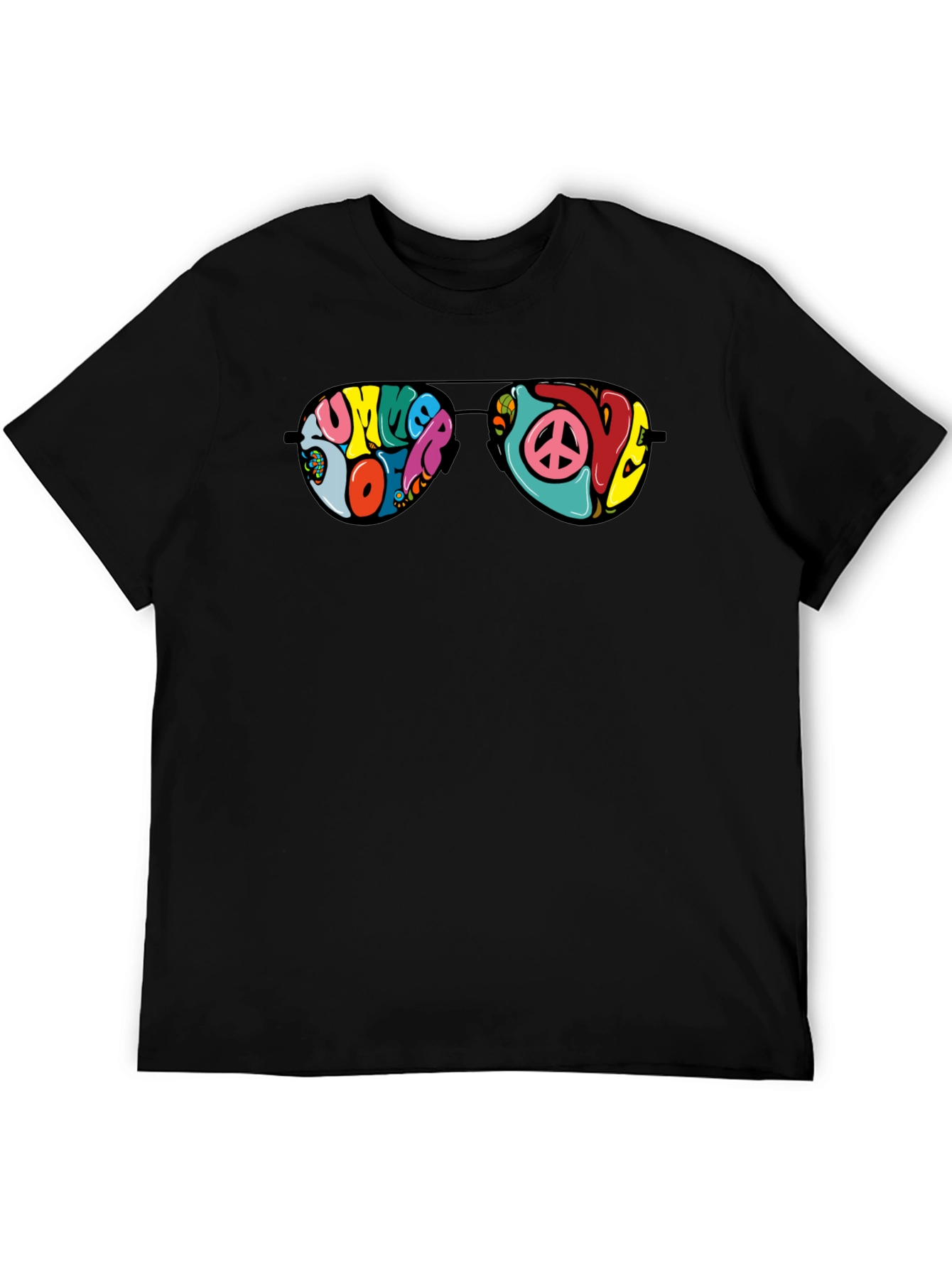 Retro Summer of Love Sunglasses Graphic Tee