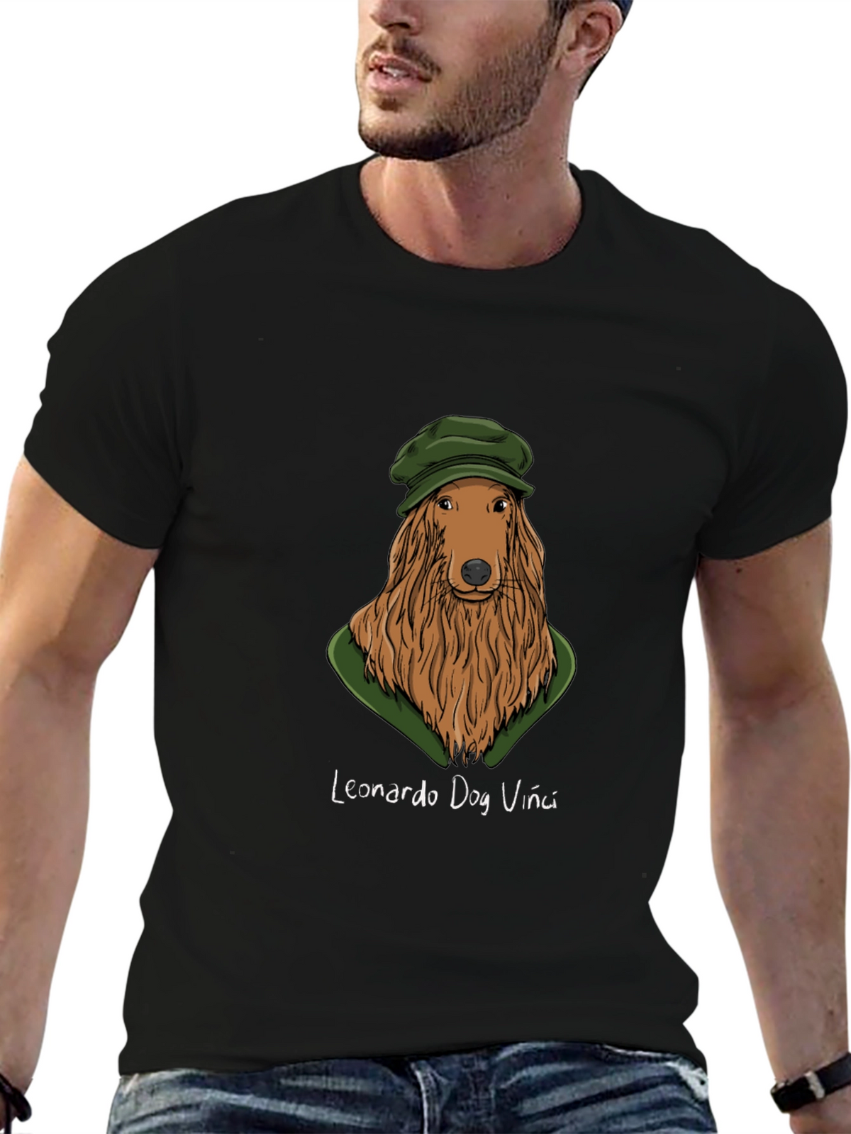 Leonardo Dog Vinci T-Shirt - Funny Art Tee