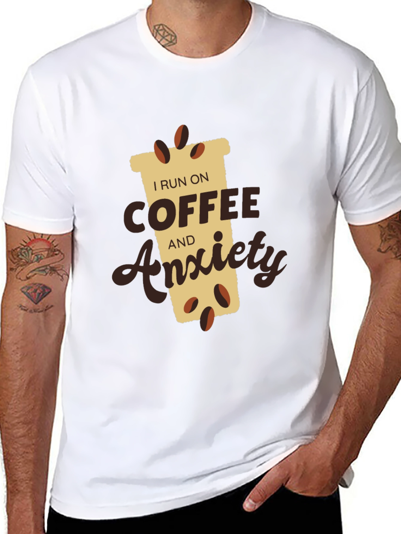 Coffee and Anxiety Graphic Tee