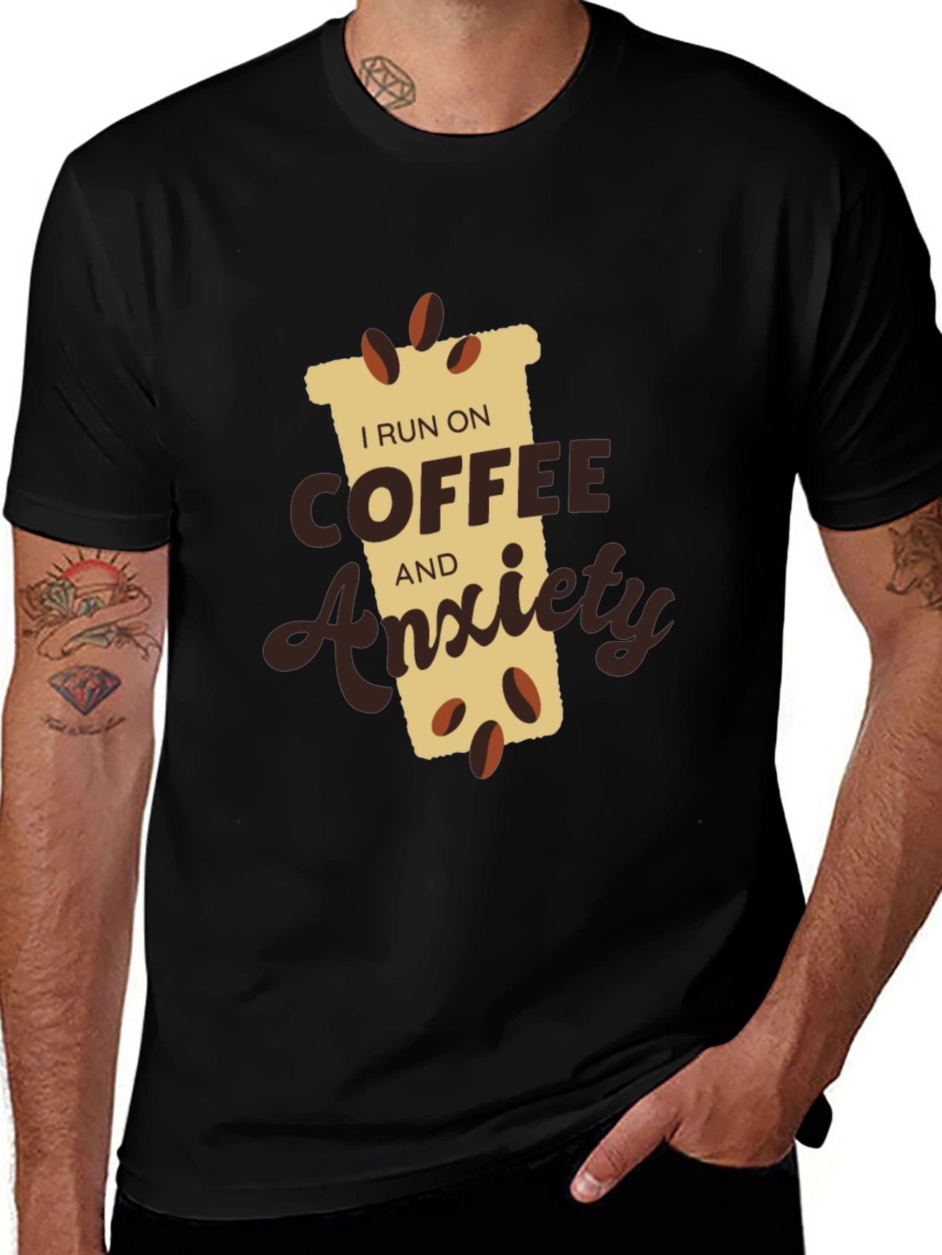 Coffee and Anxiety Graphic Tee