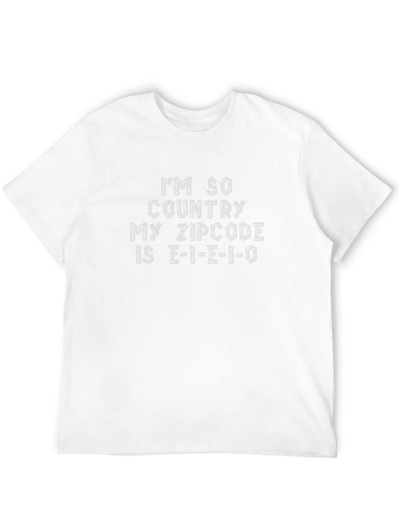 Country Zipcode T-Shirt - E-I-E-I-O Farm Tee