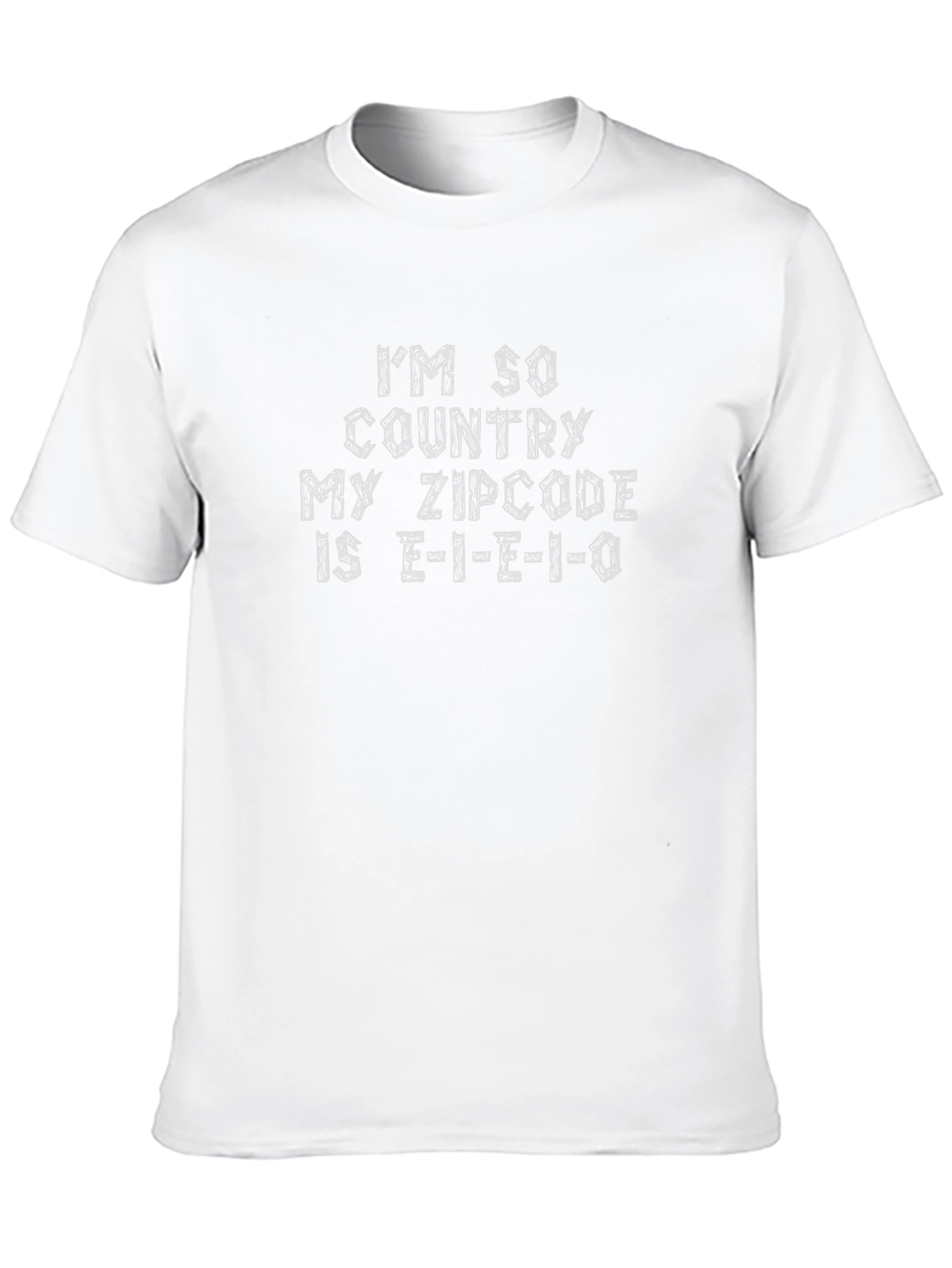 Country Zipcode T-Shirt - E-I-E-I-O Farm Tee