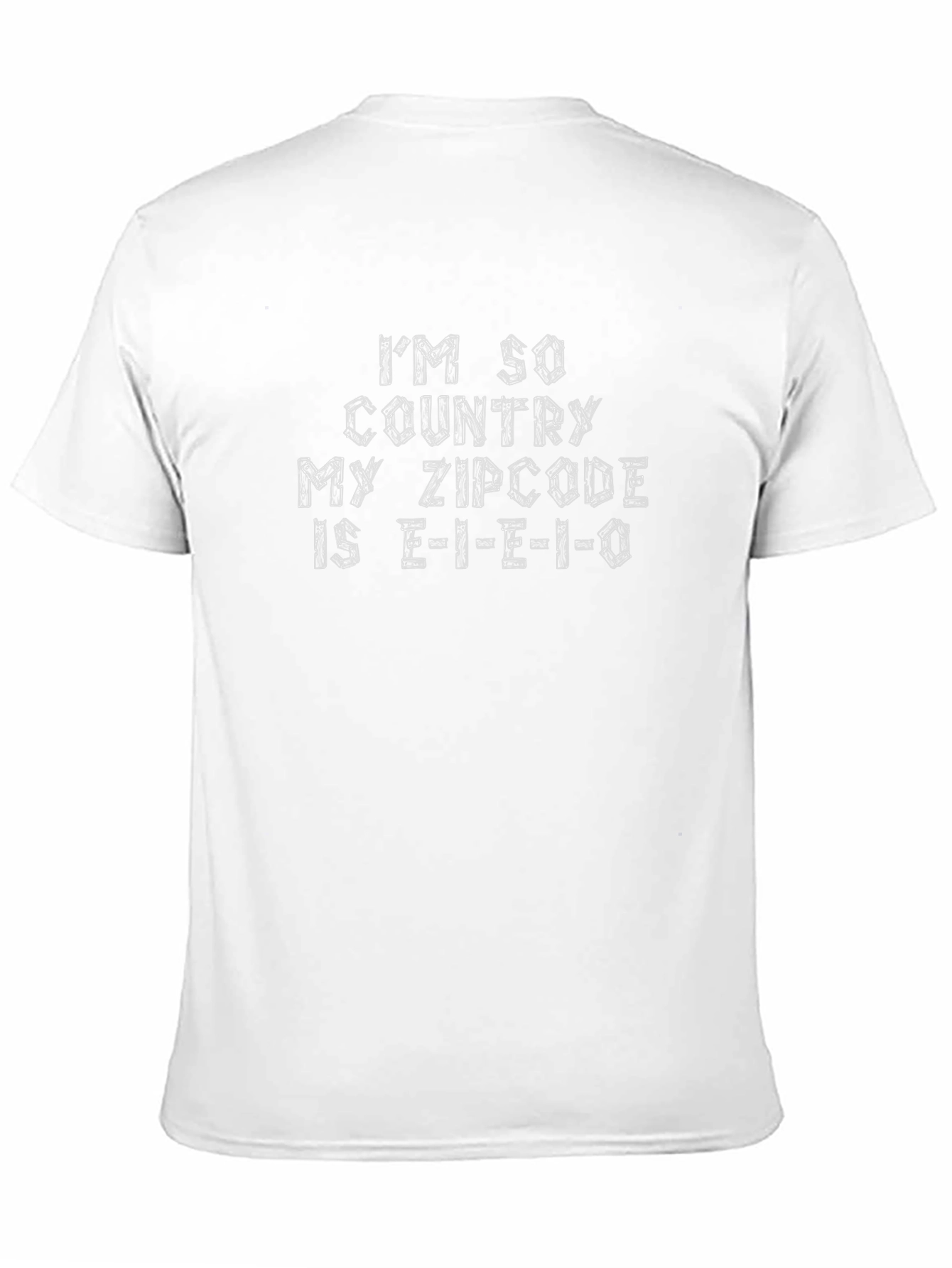 Country Zipcode T-Shirt - E-I-E-I-O Farm Tee