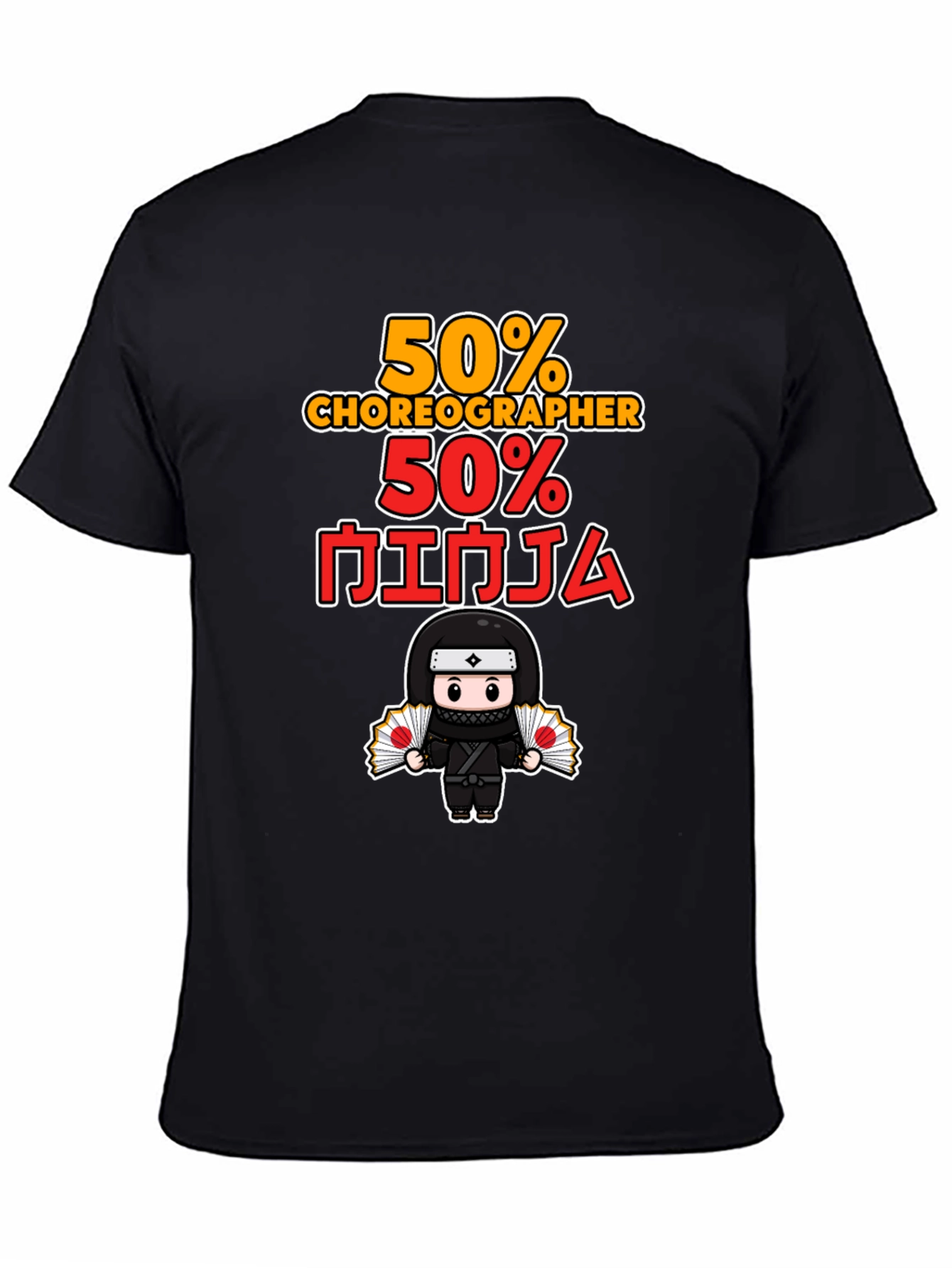 50% Choreographer 50% Ninja Graphic T-Shirt