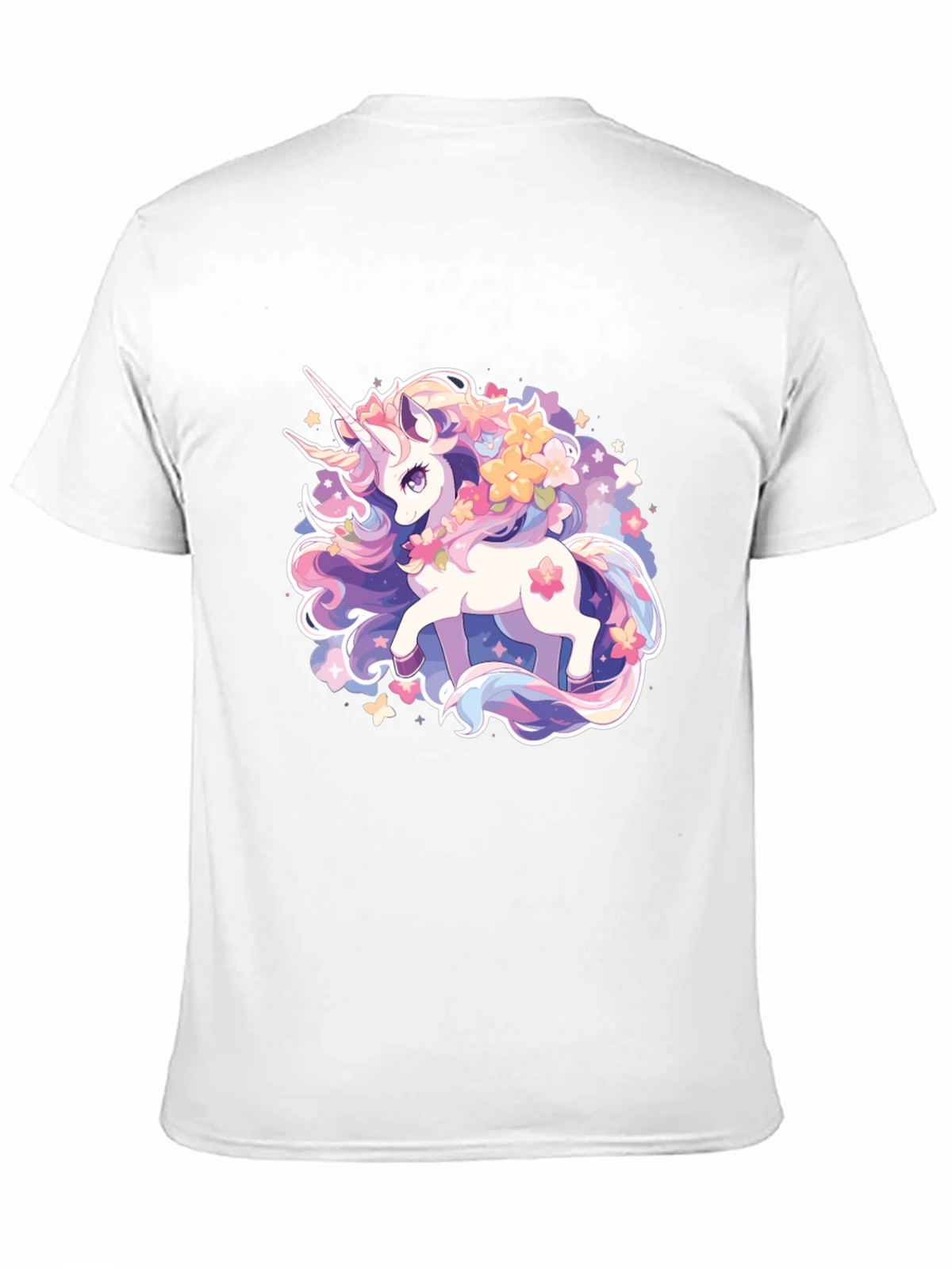 Magical Unicorn Graphic Tee - Black
