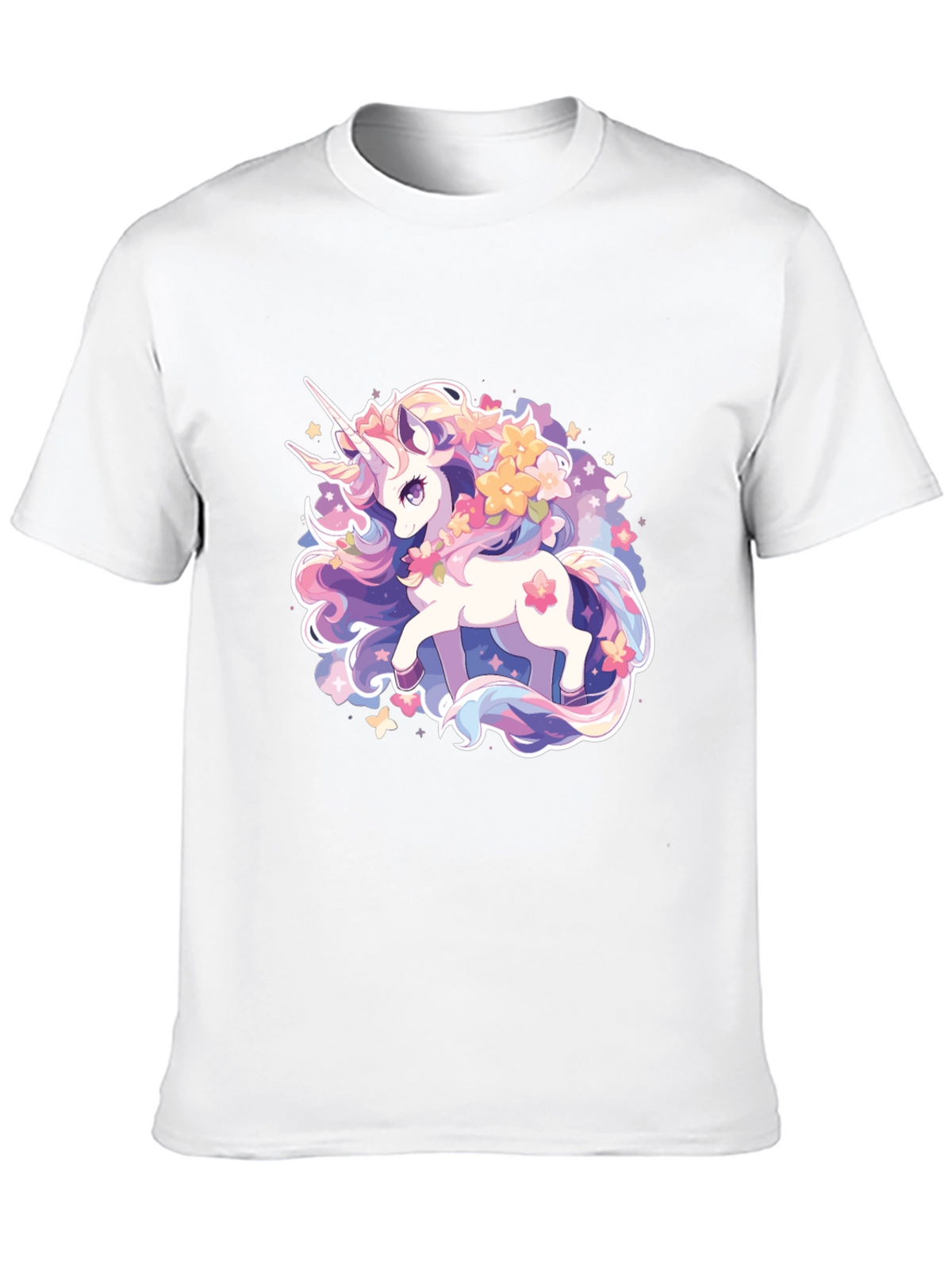 Magical Unicorn Graphic Tee - Black
