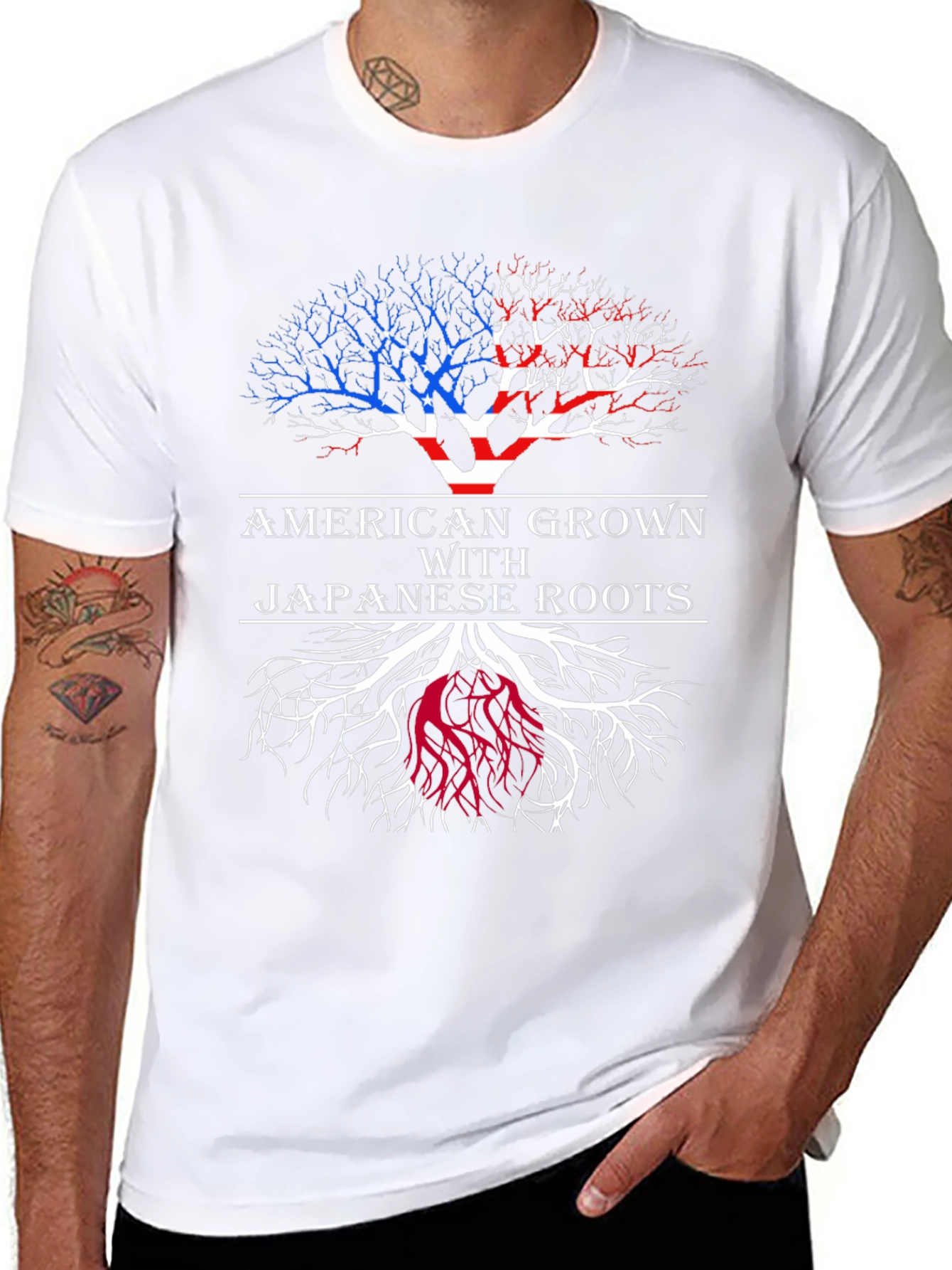 American Grown with Japanese Roots T-Shirt