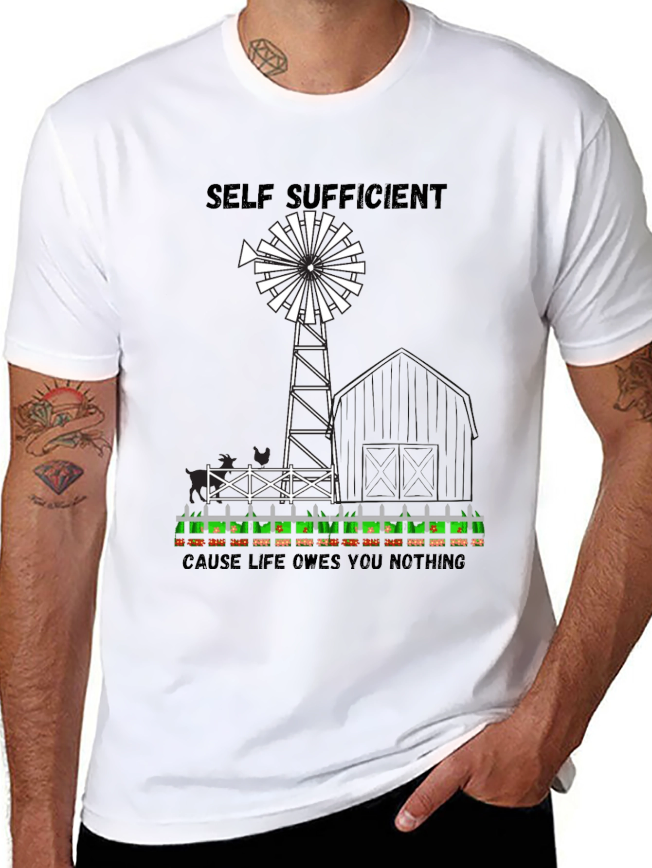 Self Sufficient Farm T-Shirt