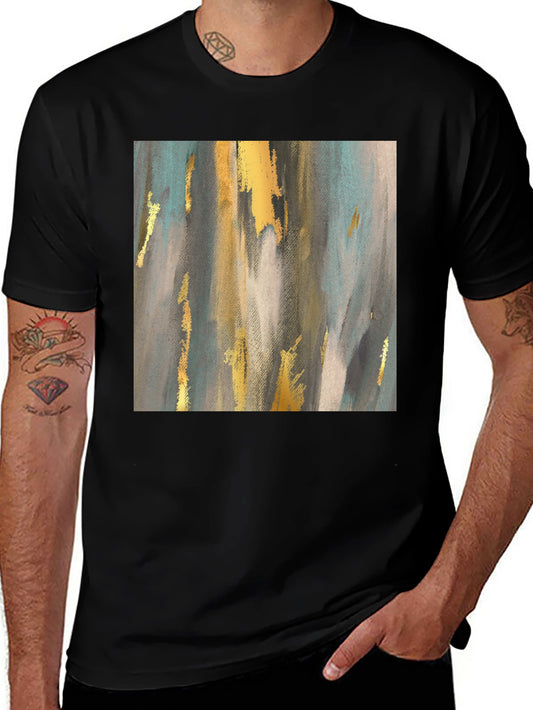 Abstract Art Graphic Tee - Modern Style Shirt