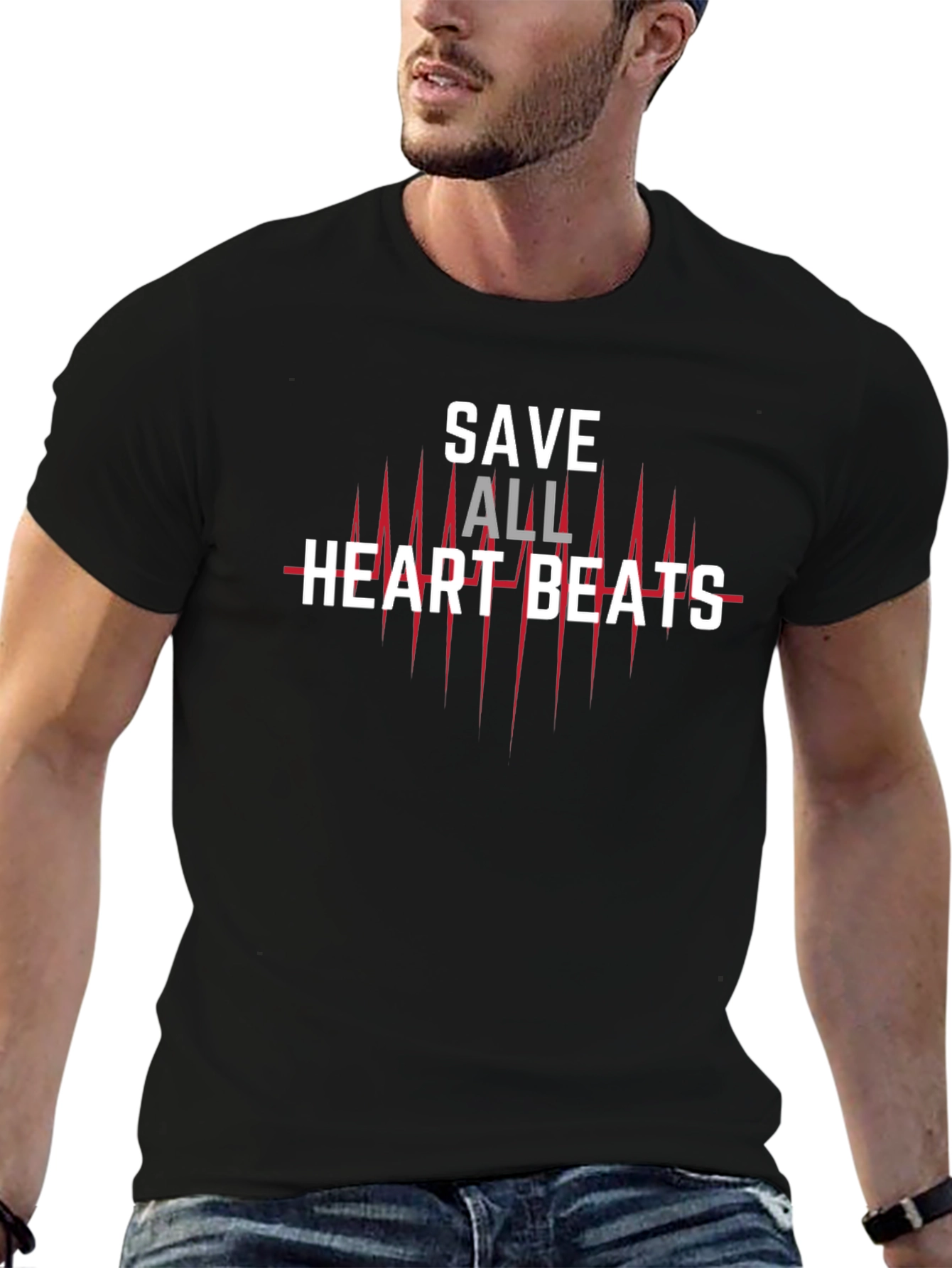 Save All Heart Beats Graphic Tee