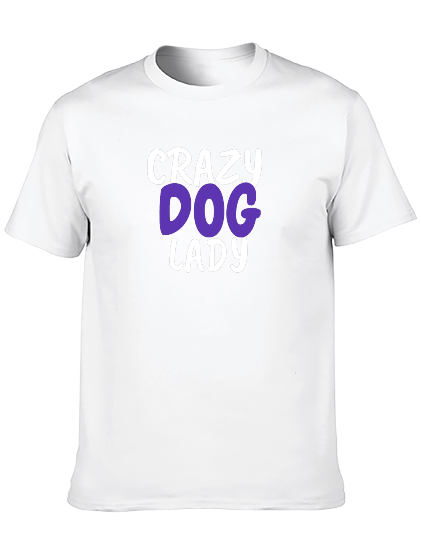 Crazy Dog Lady T-Shirt - Novelty Graphic Tee