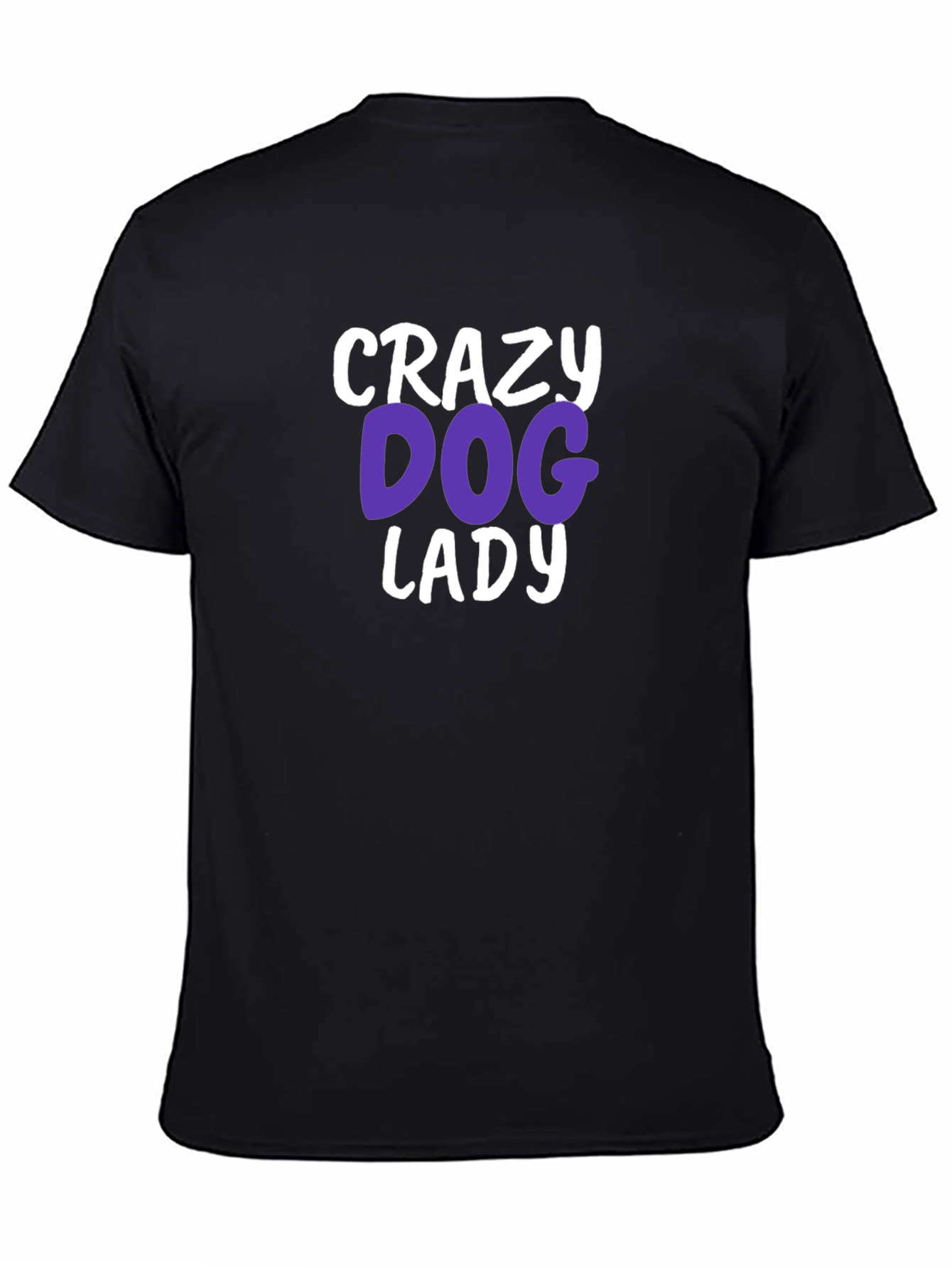 Crazy Dog Lady T-Shirt - Novelty Graphic Tee