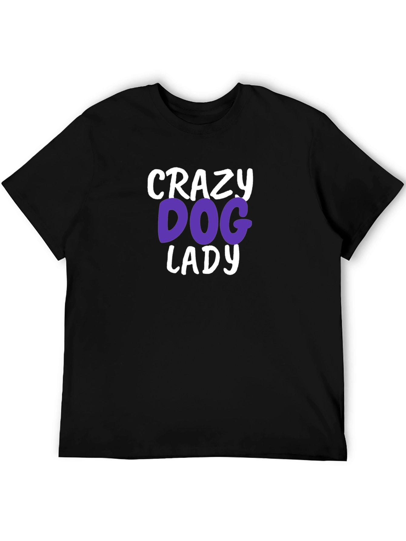 Crazy Dog Lady T-Shirt - Novelty Graphic Tee