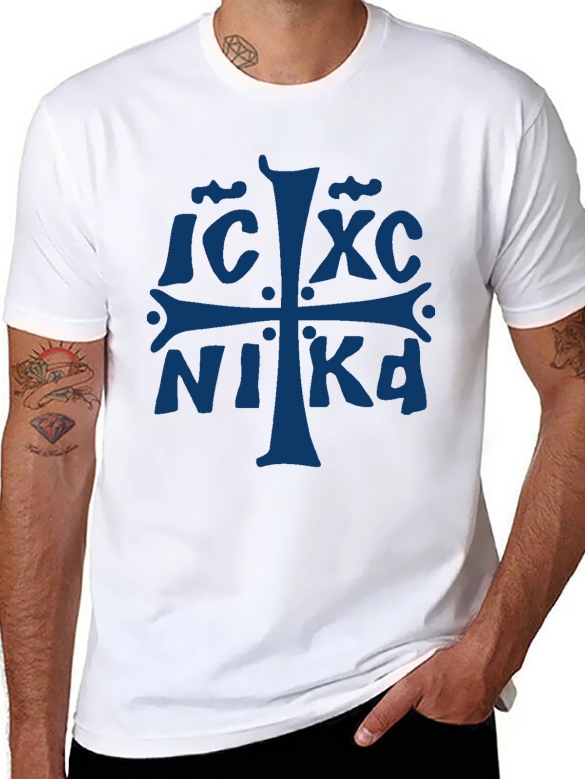 IC XC NIKA Orthodox Cross Christian T-Shirt