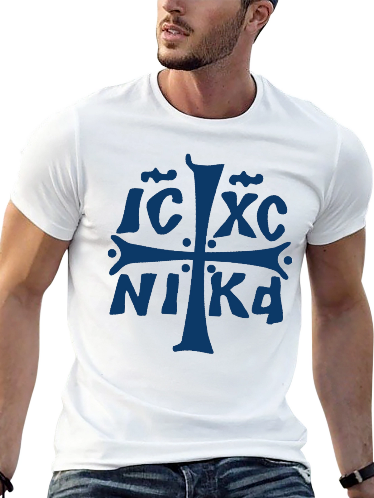 IC XC NIKA Orthodox Cross Christian T-Shirt