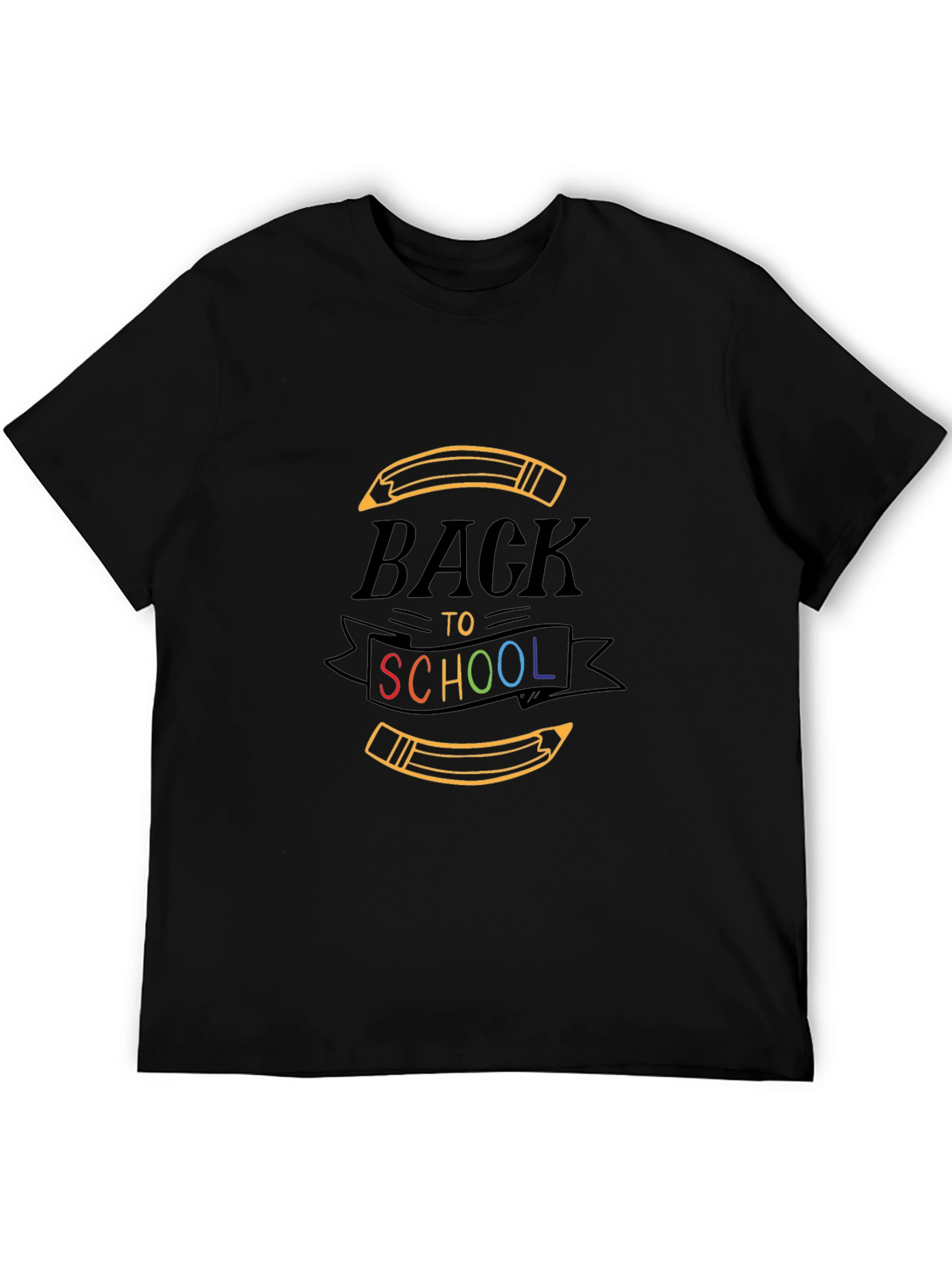 Back to School Graphic Tee - Unisex Black T-Shirt