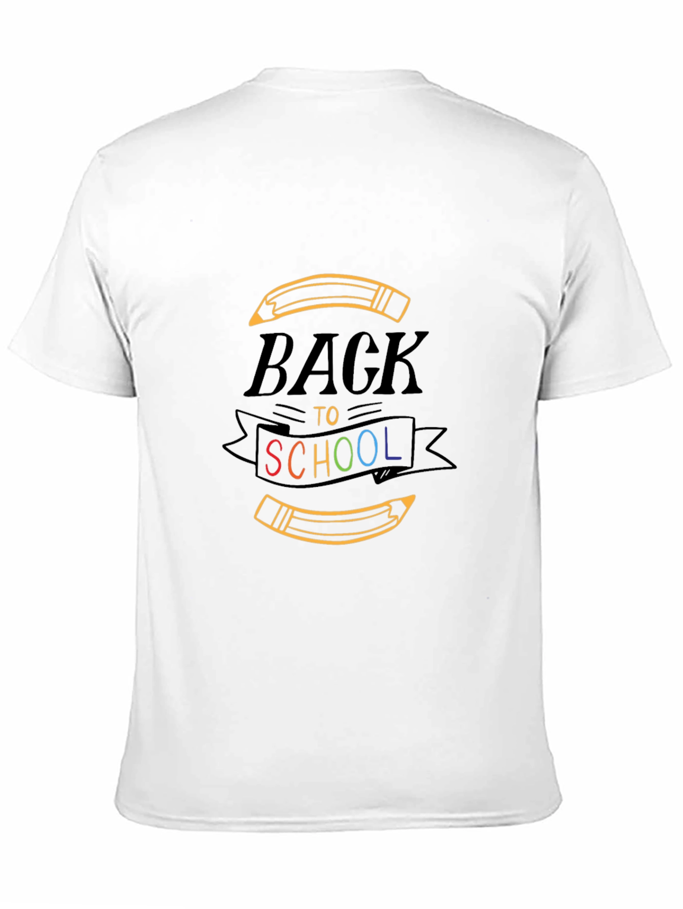 Back to School Graphic Tee - Unisex Black T-Shirt