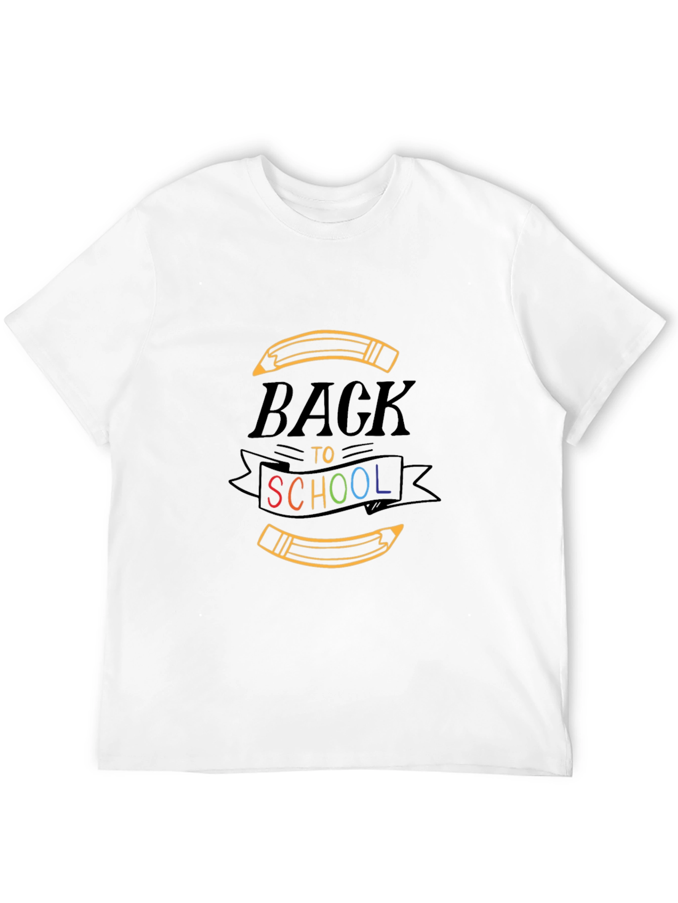 Back to School Graphic Tee - Unisex Black T-Shirt