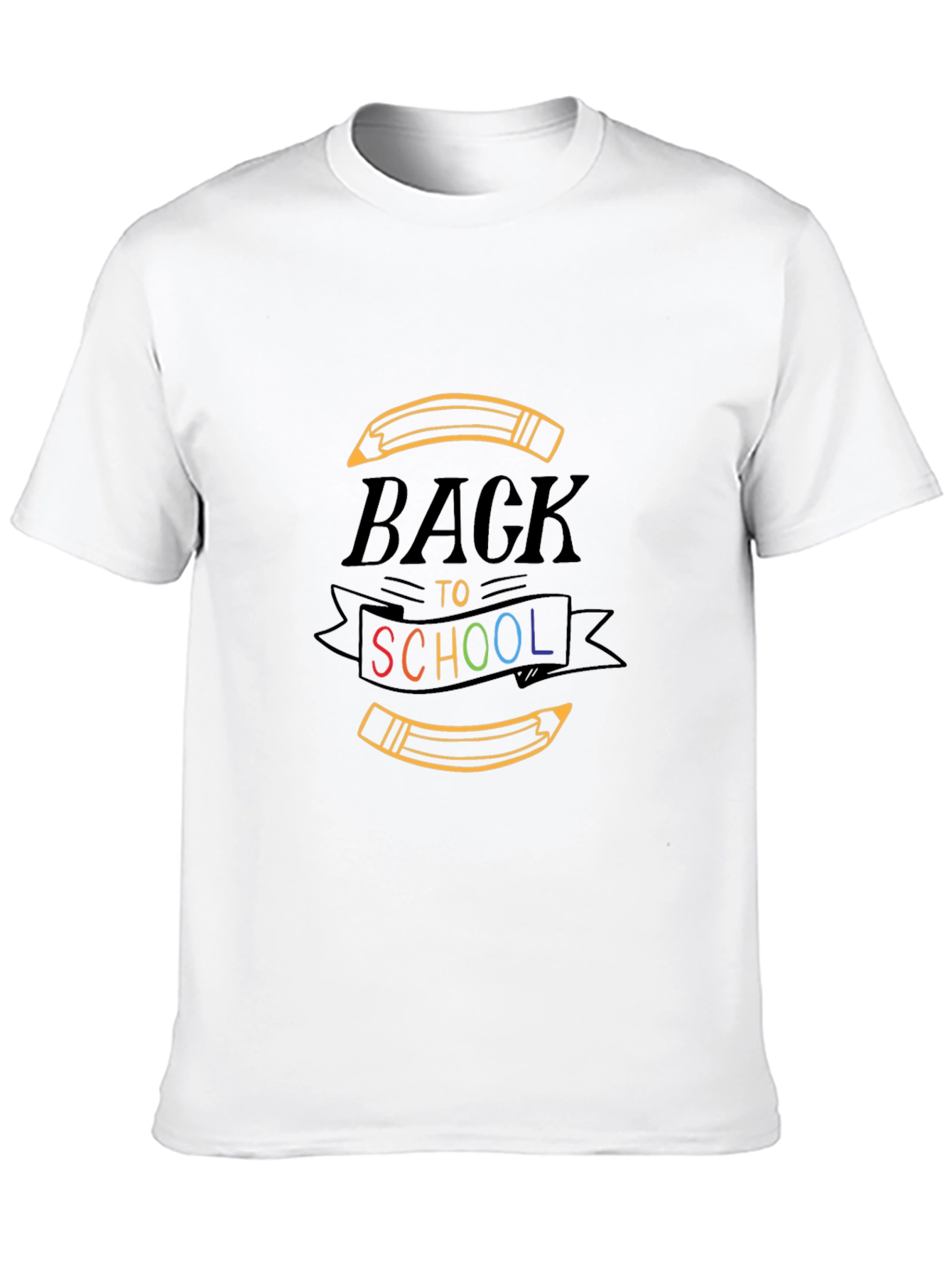 Back to School Graphic Tee - Unisex Black T-Shirt