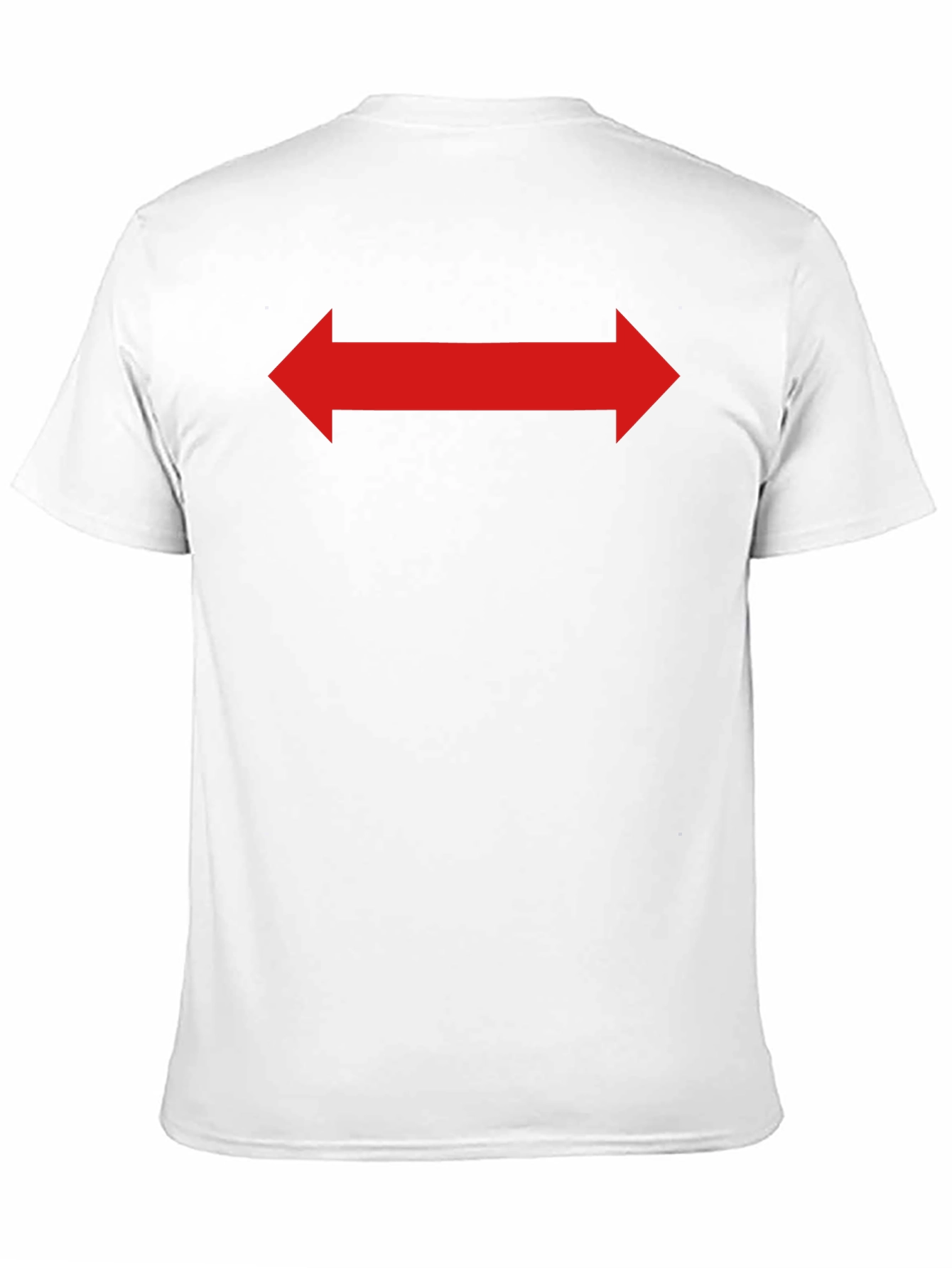 Red Arrow Graphic Tee - Black Cotton Shirt