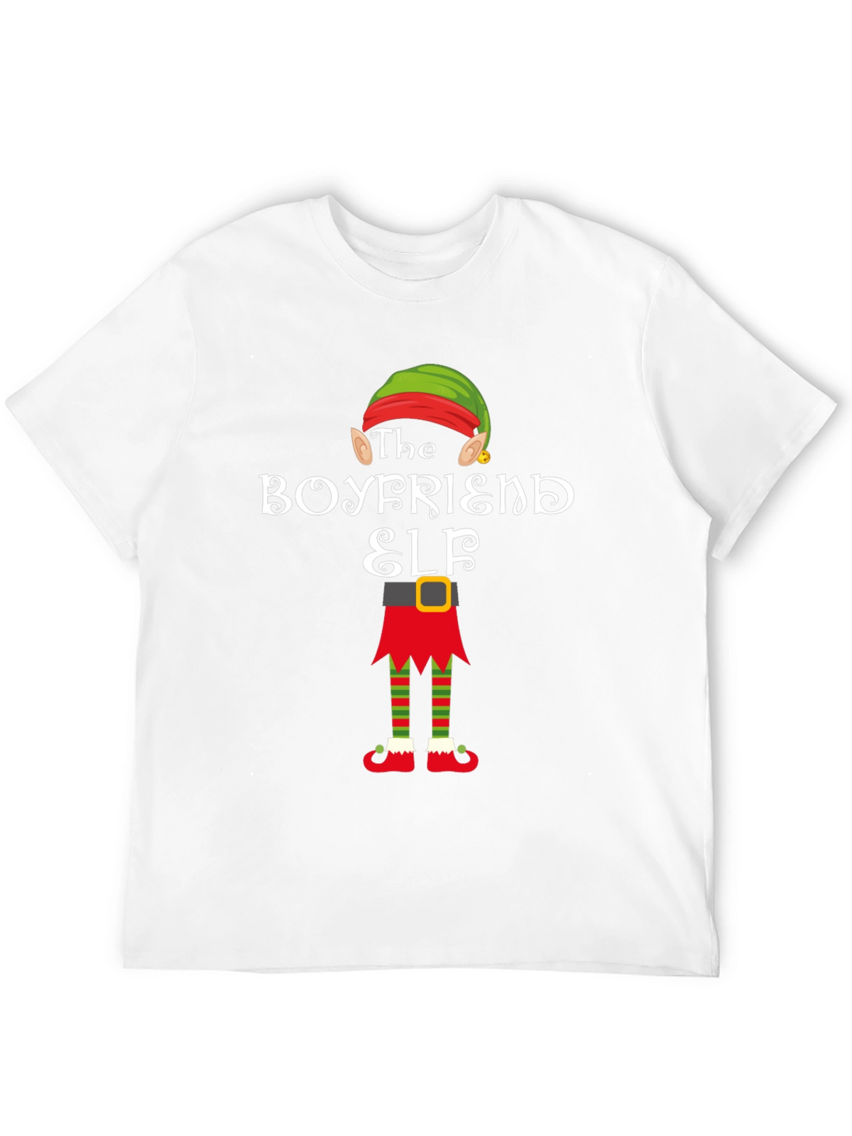 Boyfriend Elf Holiday Graphic Tee