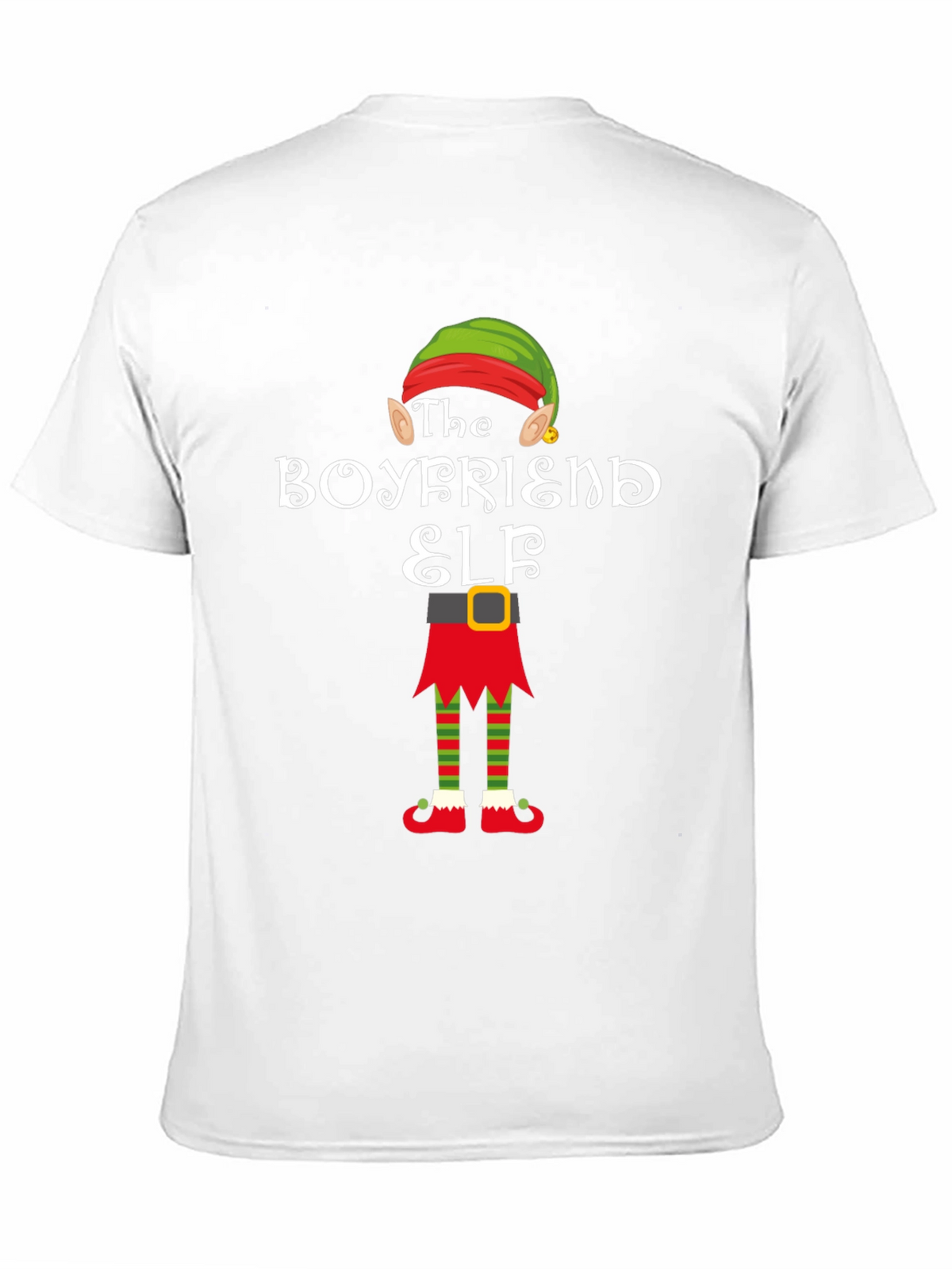 Boyfriend Elf Holiday Graphic Tee